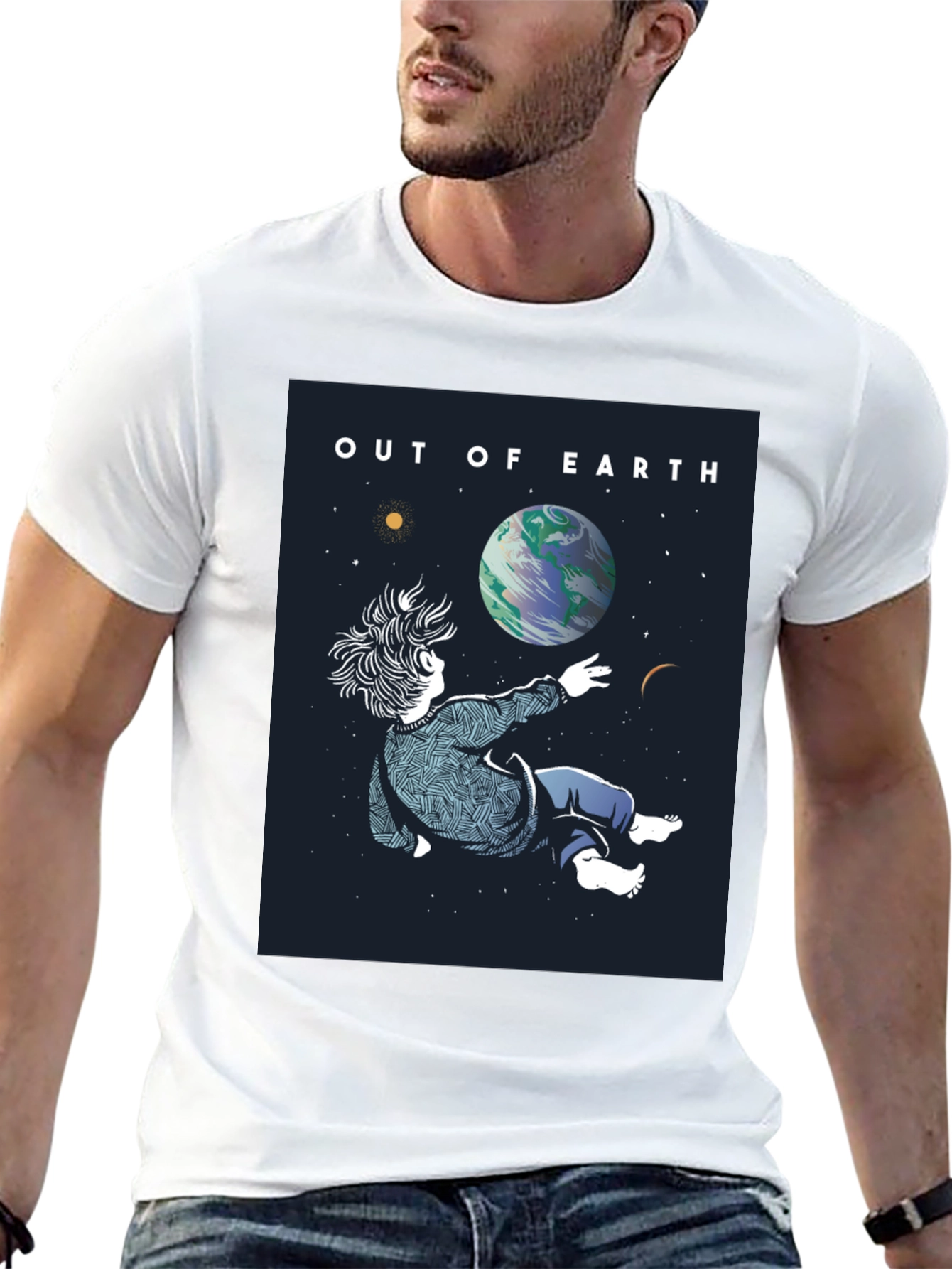 Out of Earth Graphic Tee - Black Unisex Shirt