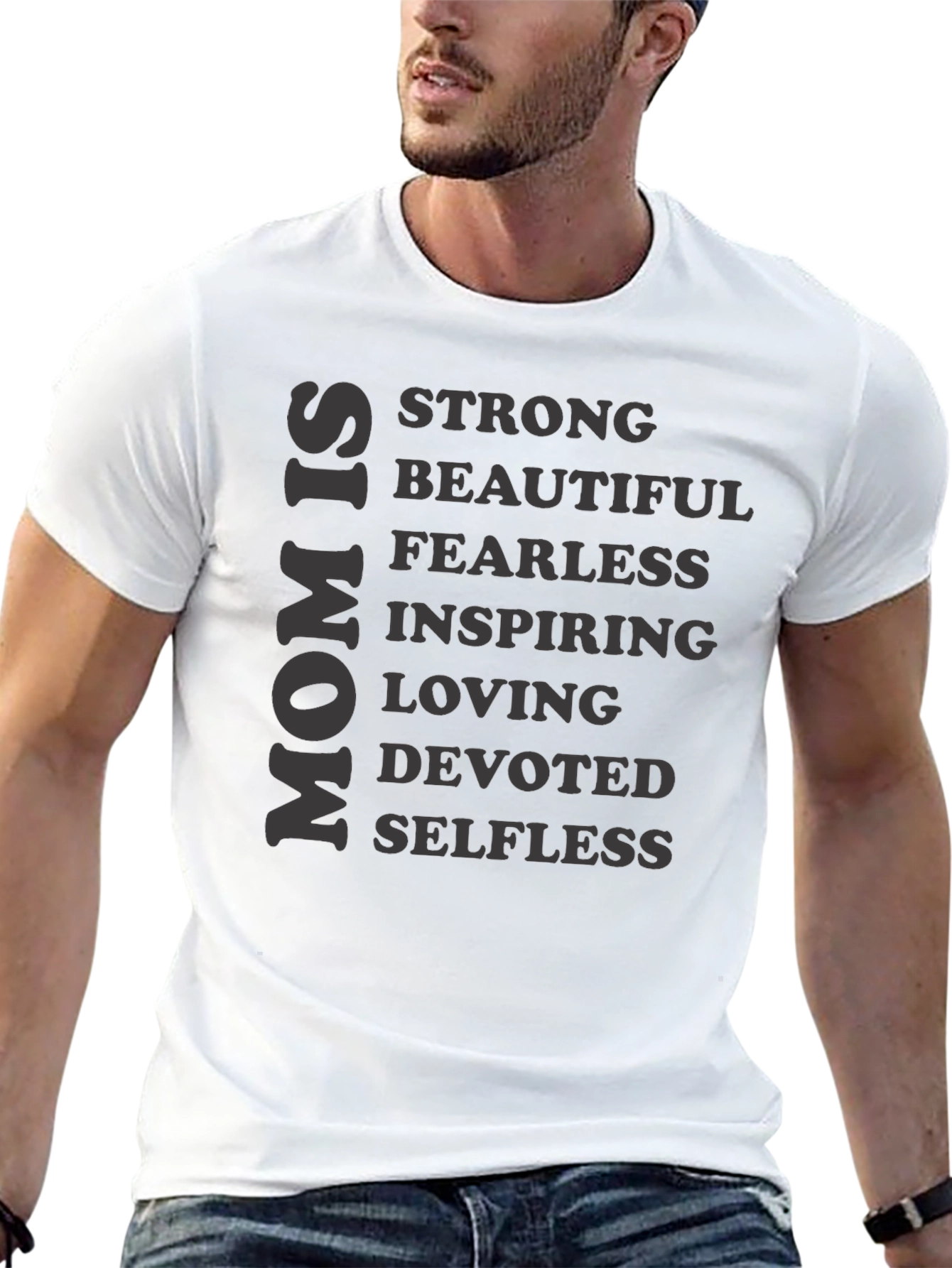 Mom Is Strong Graphic T-Shirt