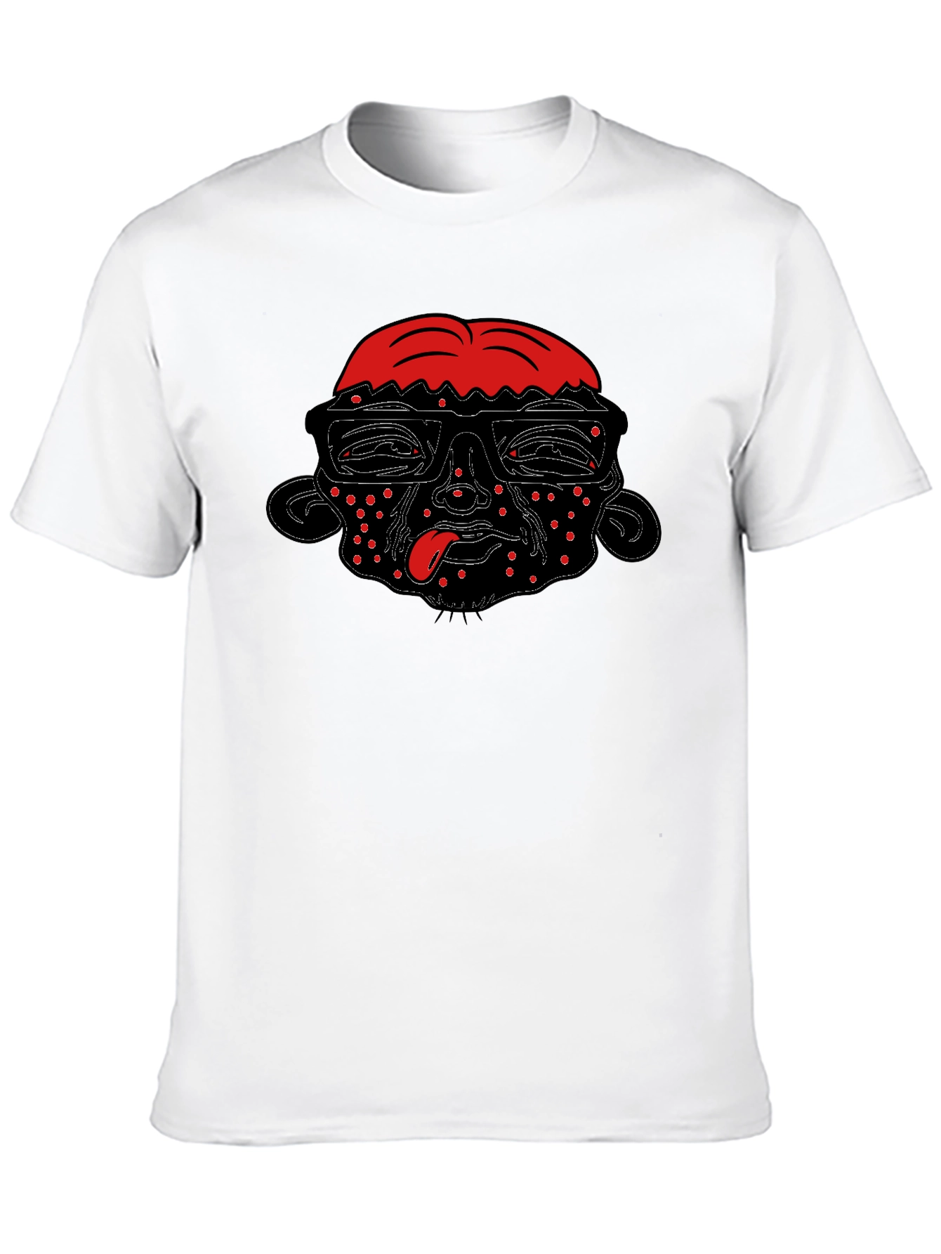 Edgy Graphic Tee - Red Brain Design