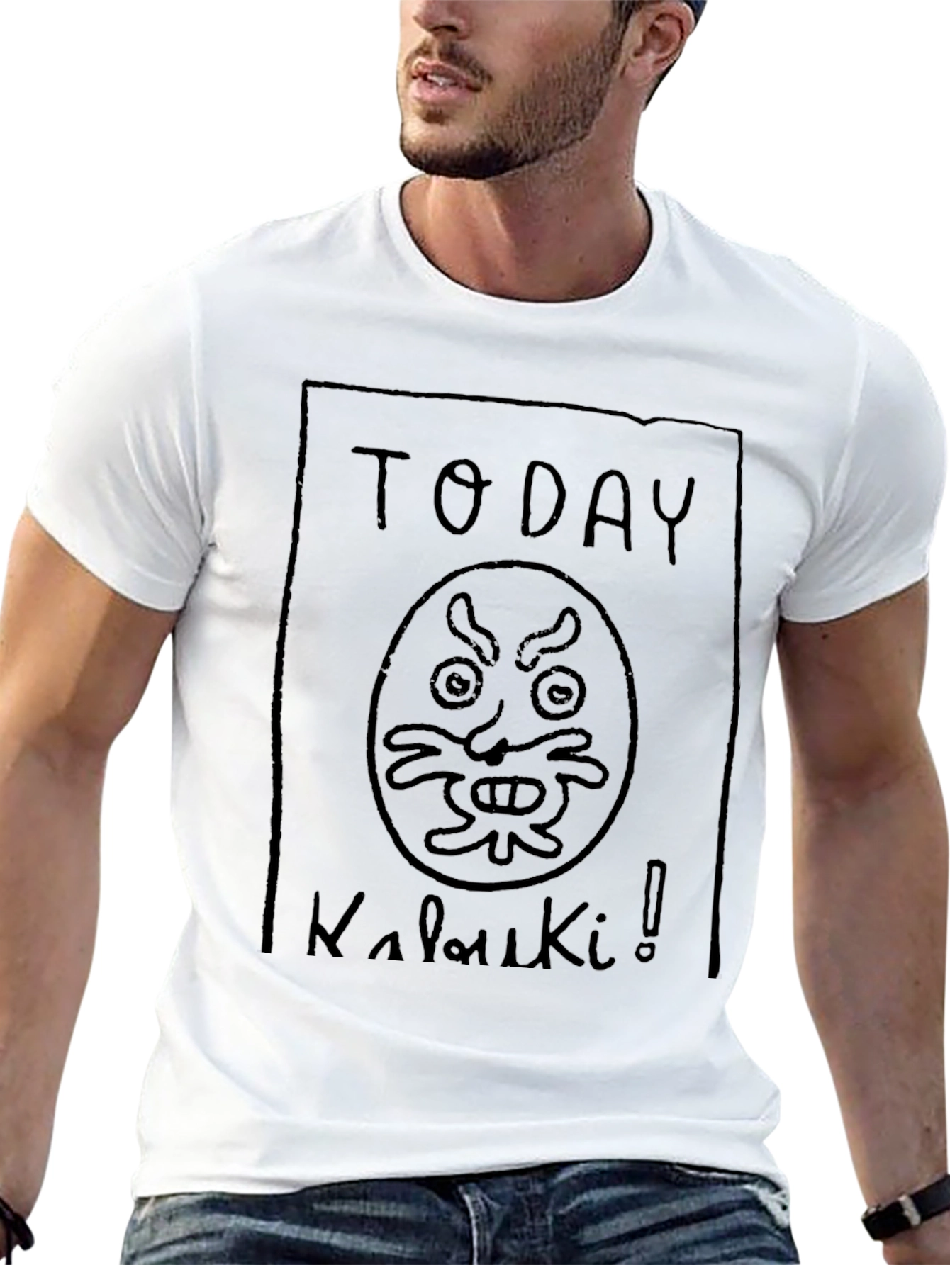 Unique Graphic Print T-Shirt - Today Kalauki Design