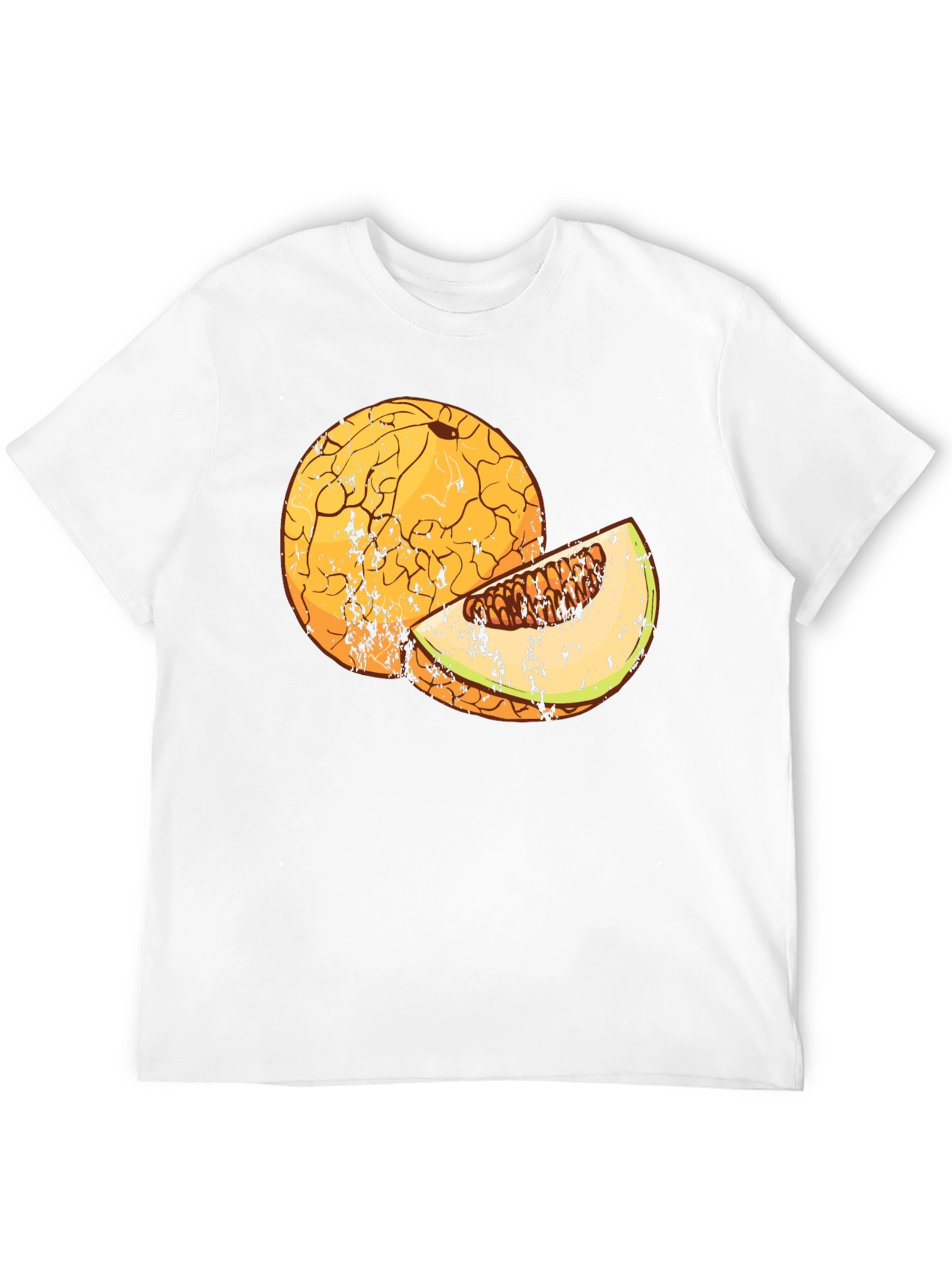 Melon Graphic Black T-Shirt