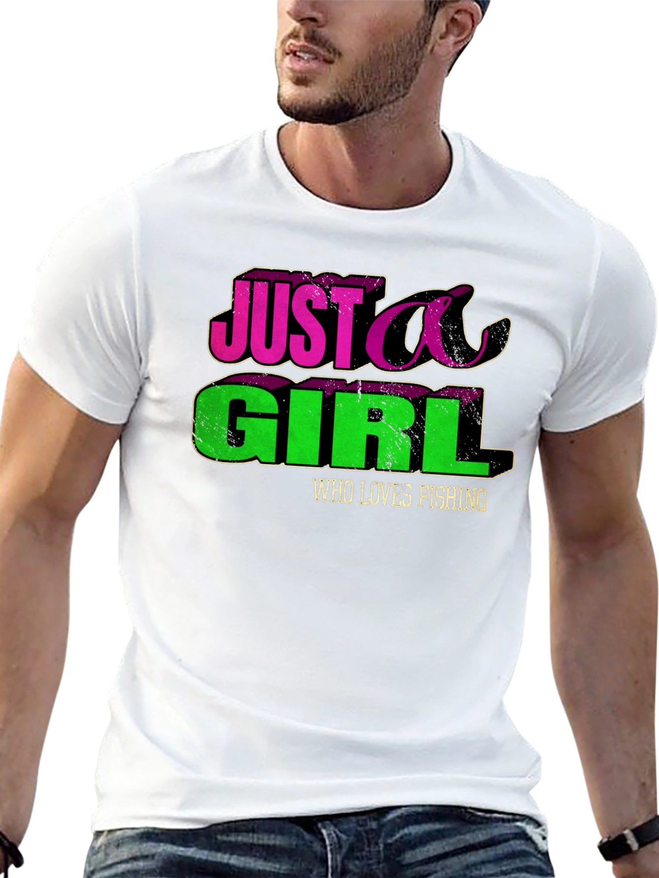 Just A Girl Who Loves Fishing T-Shirt