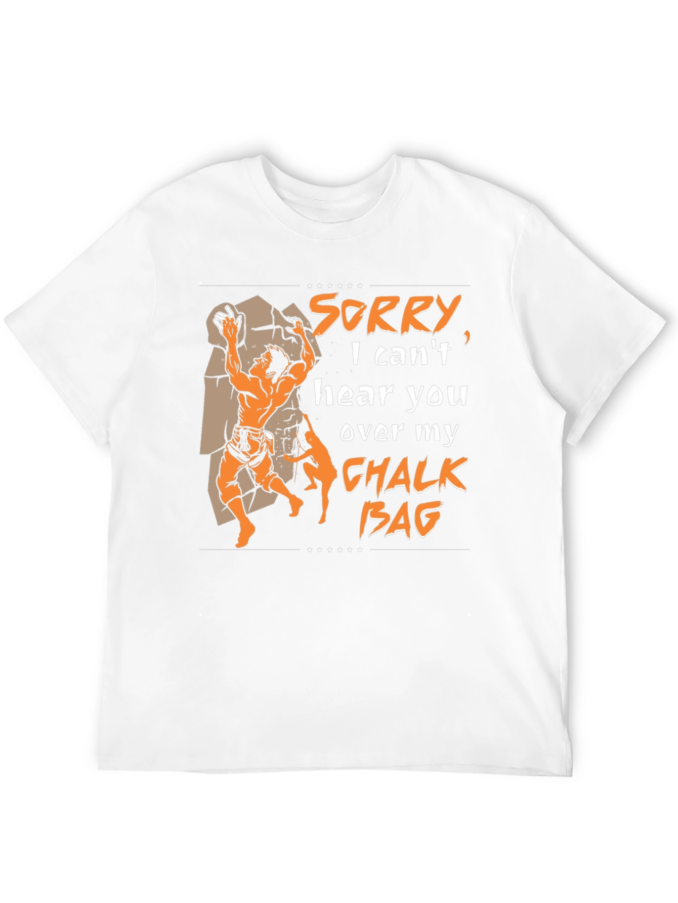 Climbing Chalk Bag Graphic T-Shirt