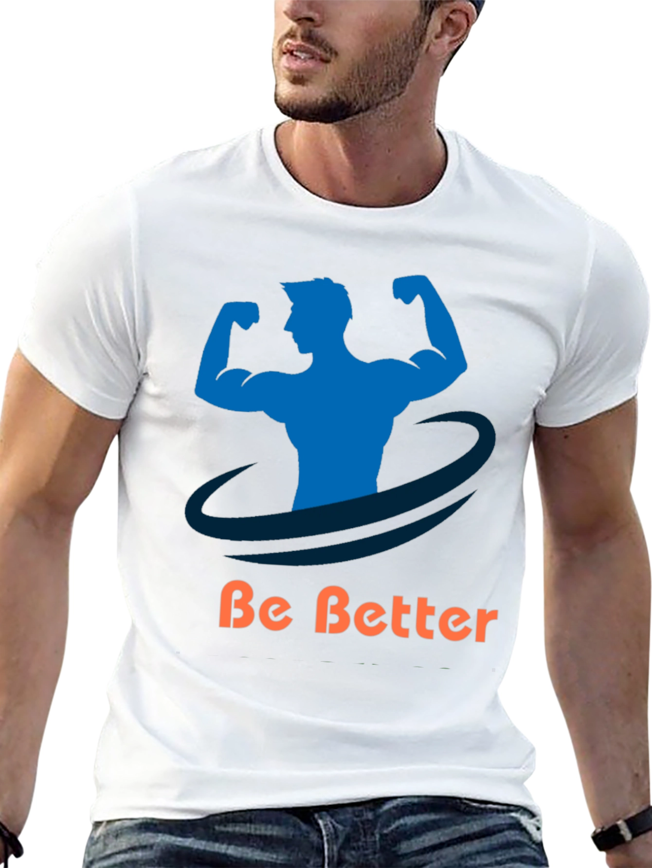 Be Better Gym T-Shirt - Black Stylish Fitness Apparel