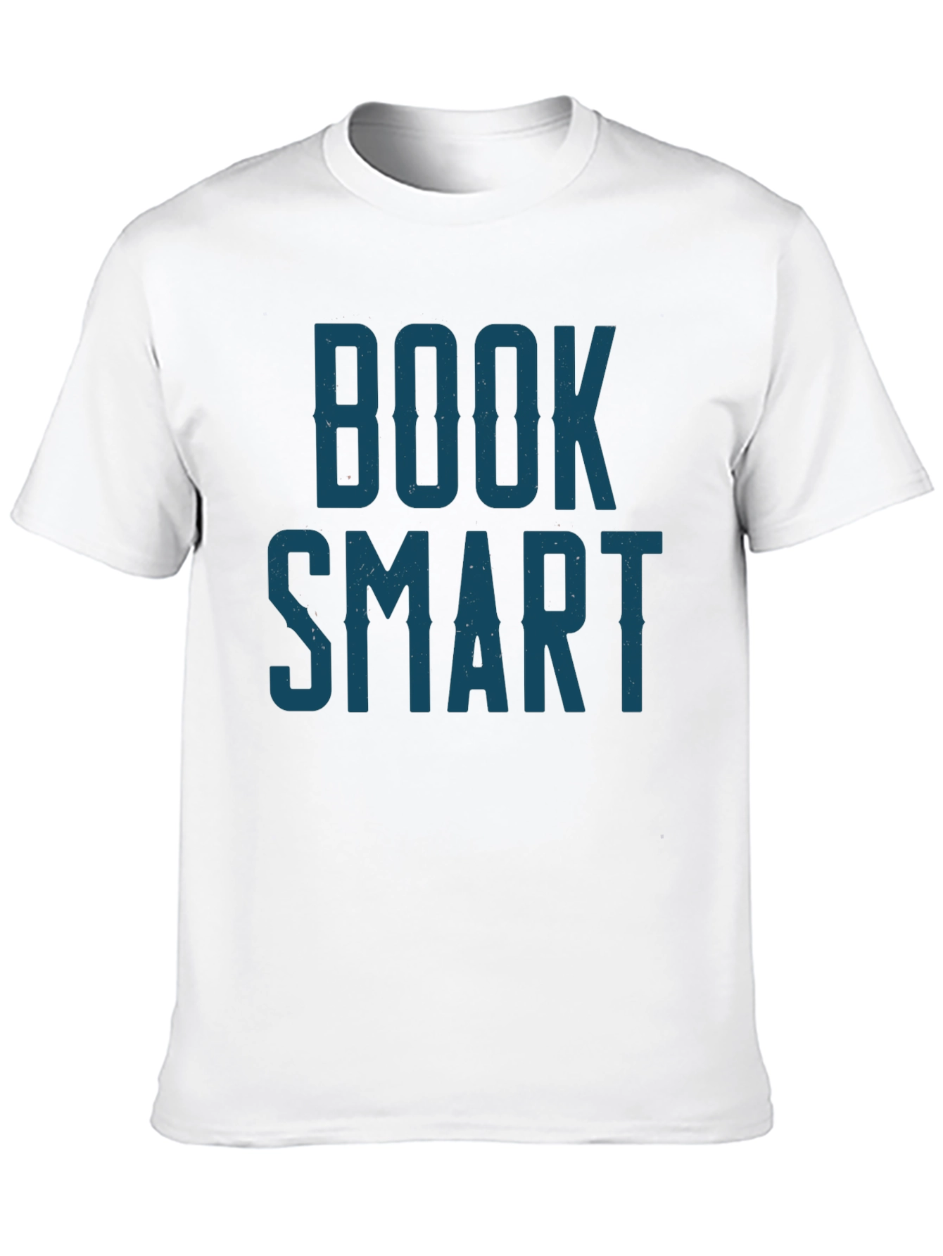 Book Smart Graphic Tee - Black Cotton Blend T-Shirt