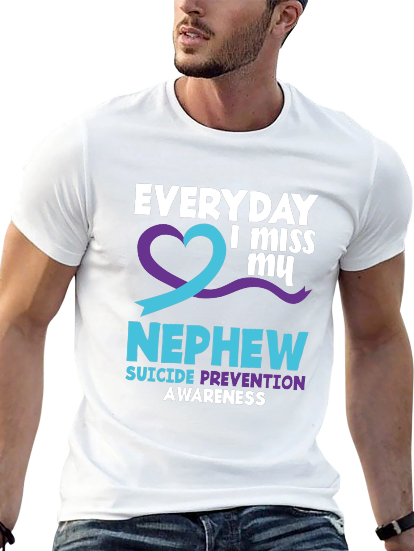 Everyday I Miss My Nephew Suicide Awareness T-Shirt
