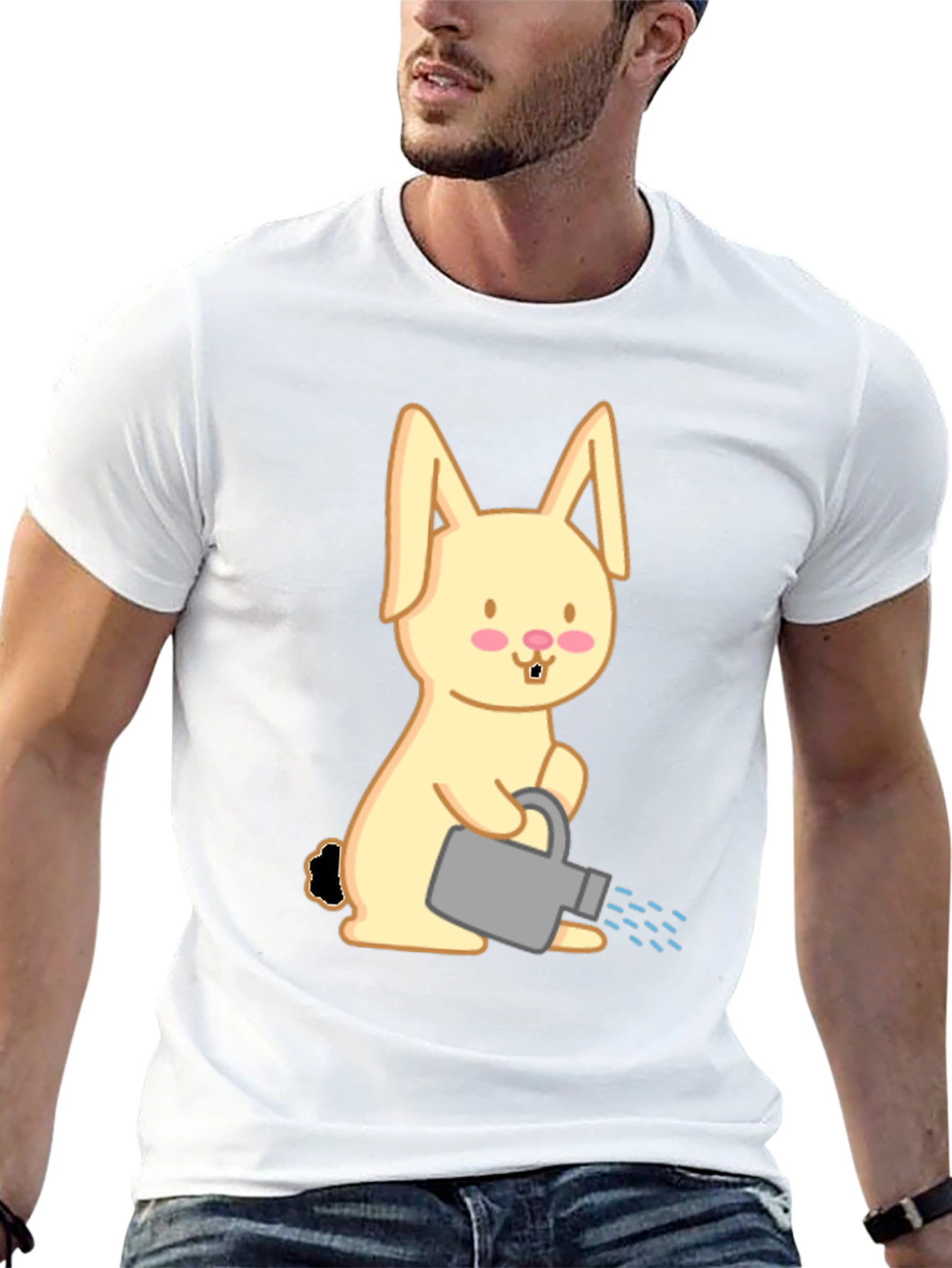 Cute Bunny Watering Shirt