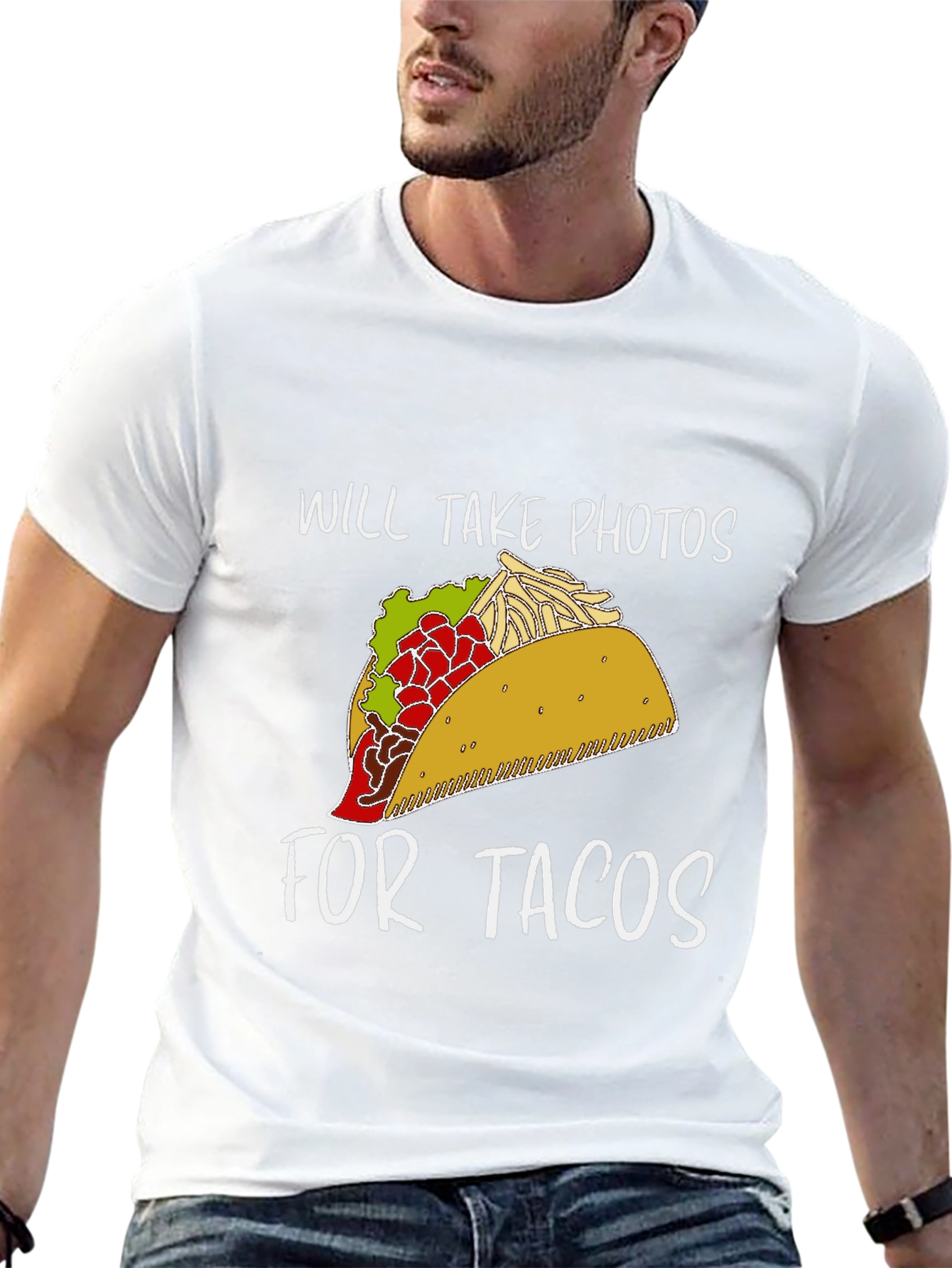 Will Take Photos for Tacos T-Shirt