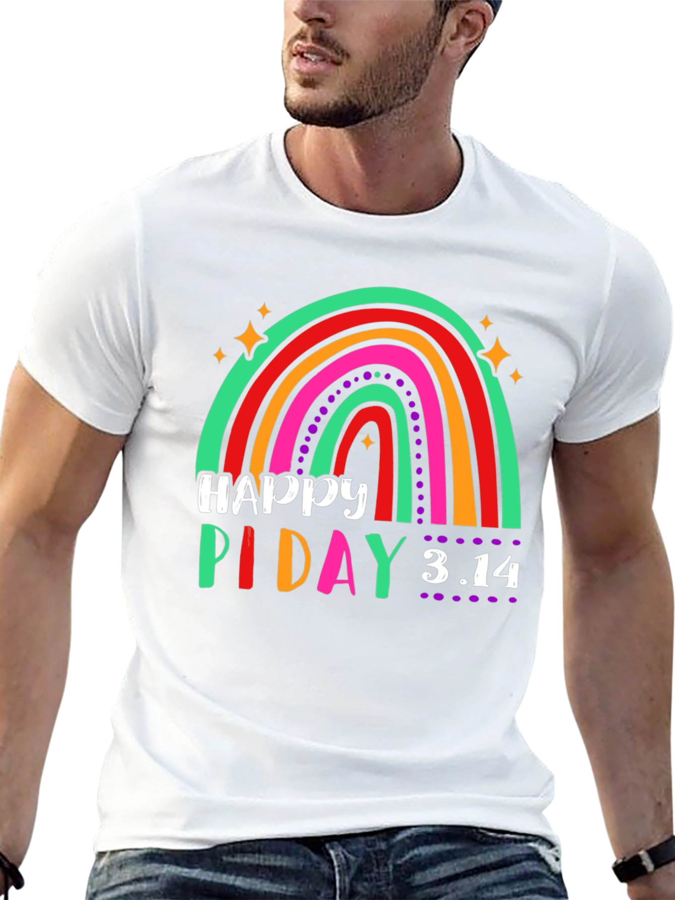 Happy Pi Day 3.14 Rainbow T-Shirt