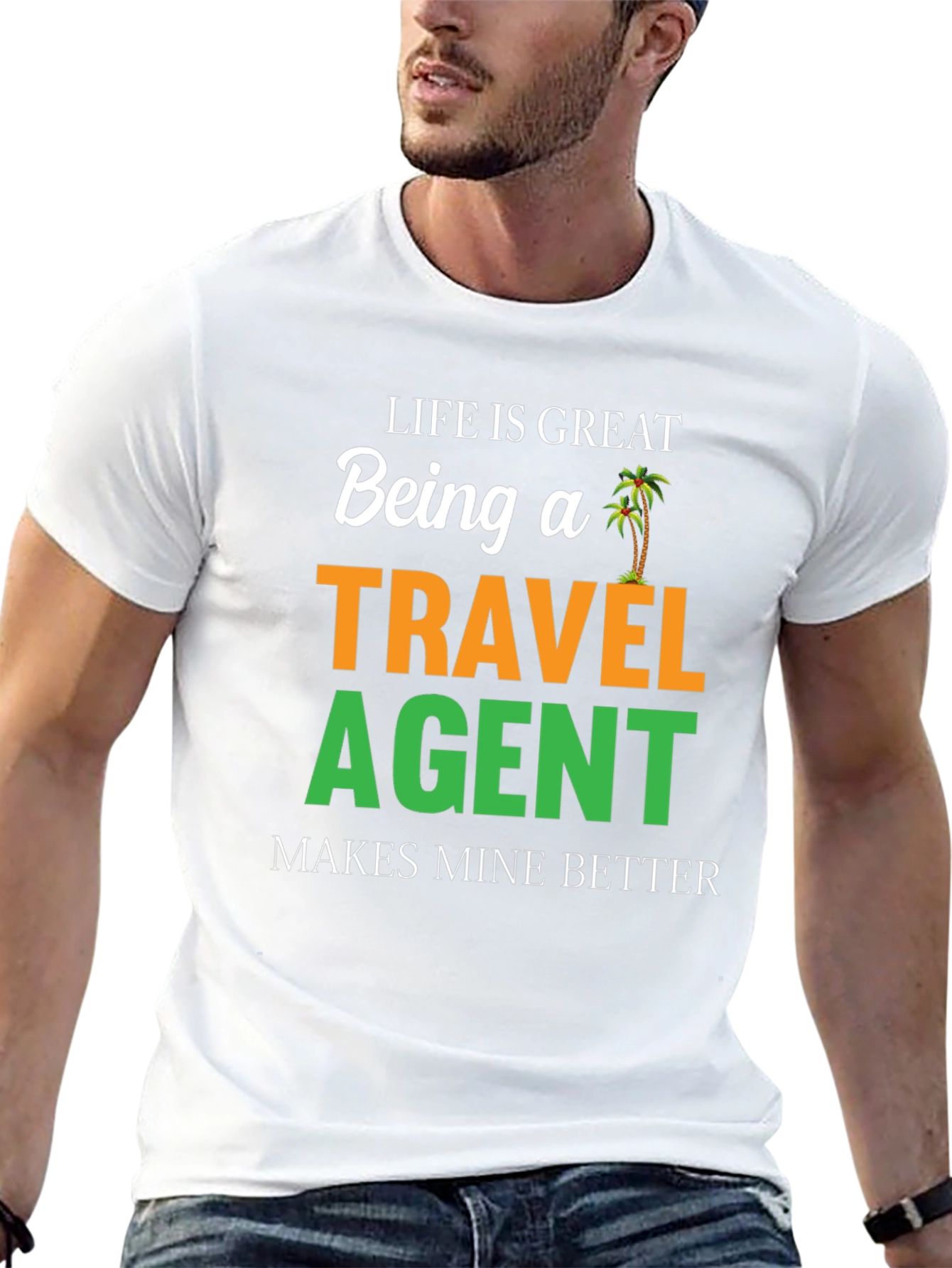 Life is Great Travel Agent T-Shirt