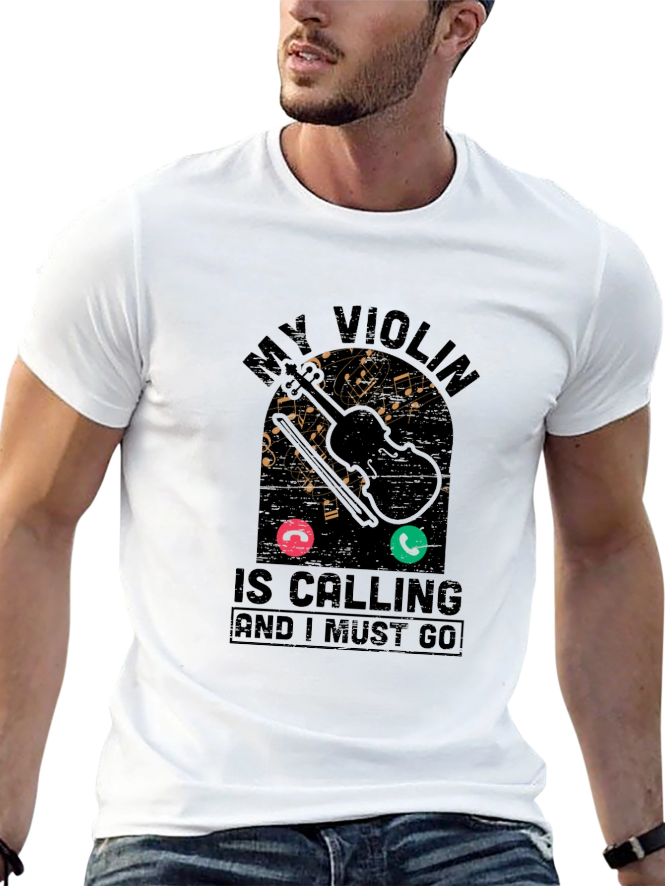 My Violin is Calling Graphic Tee