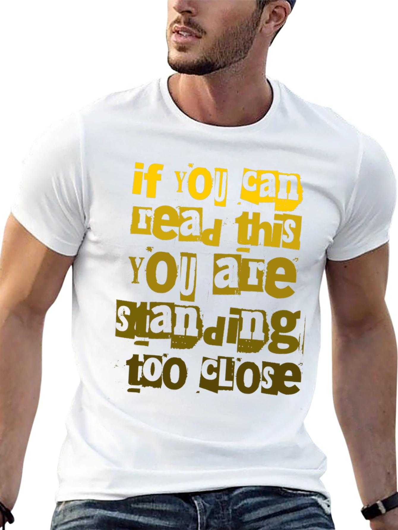 Funny Distance T-Shirt - If You Can Read This
