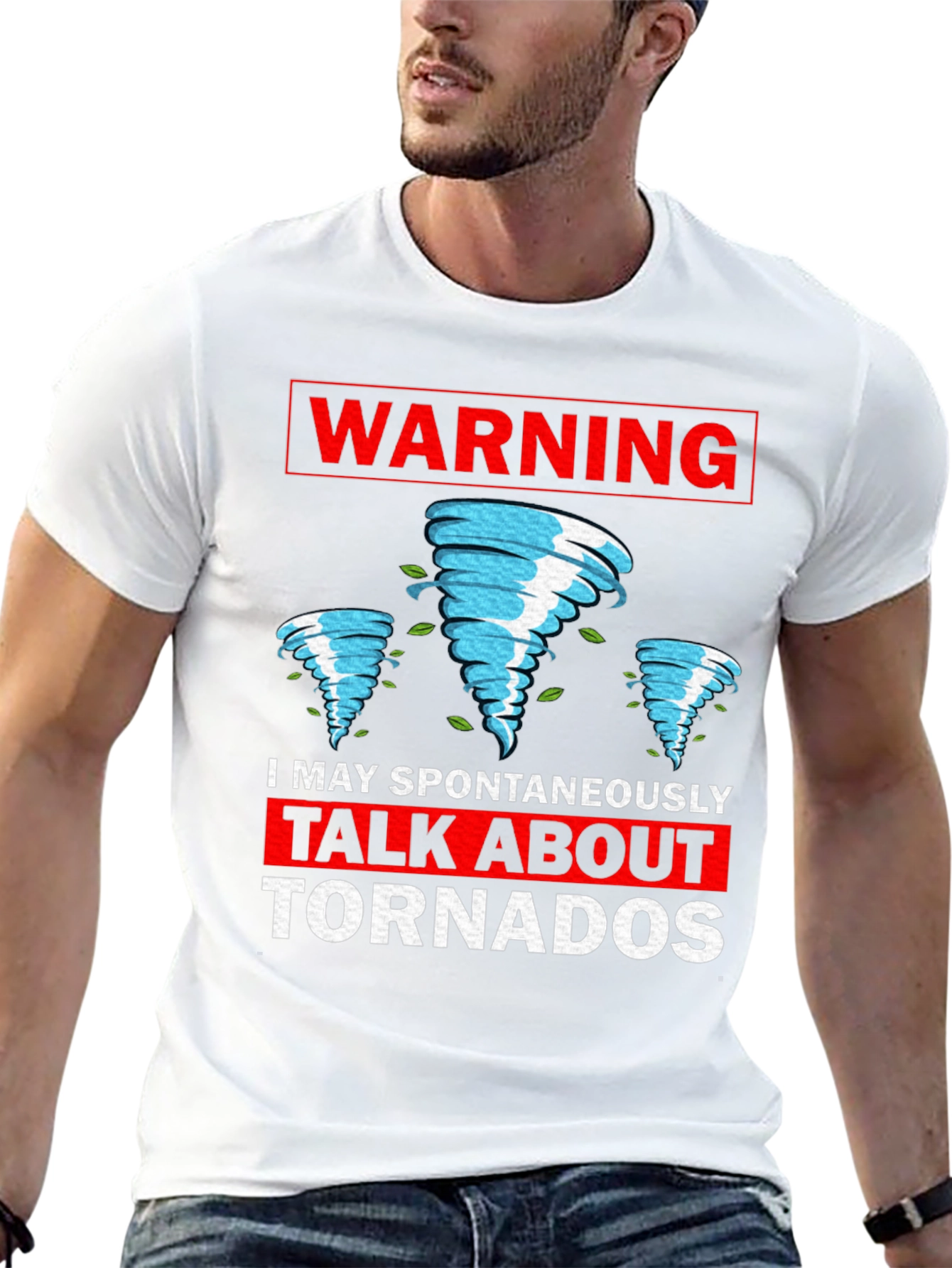 Warning Tornado T-Shirt - Funny Weather Tee