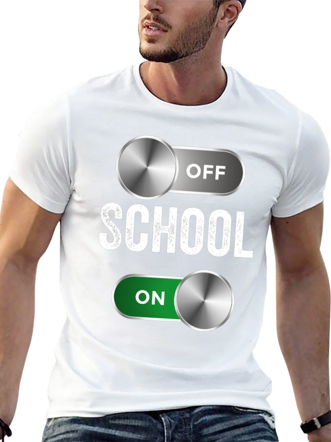 Schools Out! Toggle Switch Graphic T-Shirt