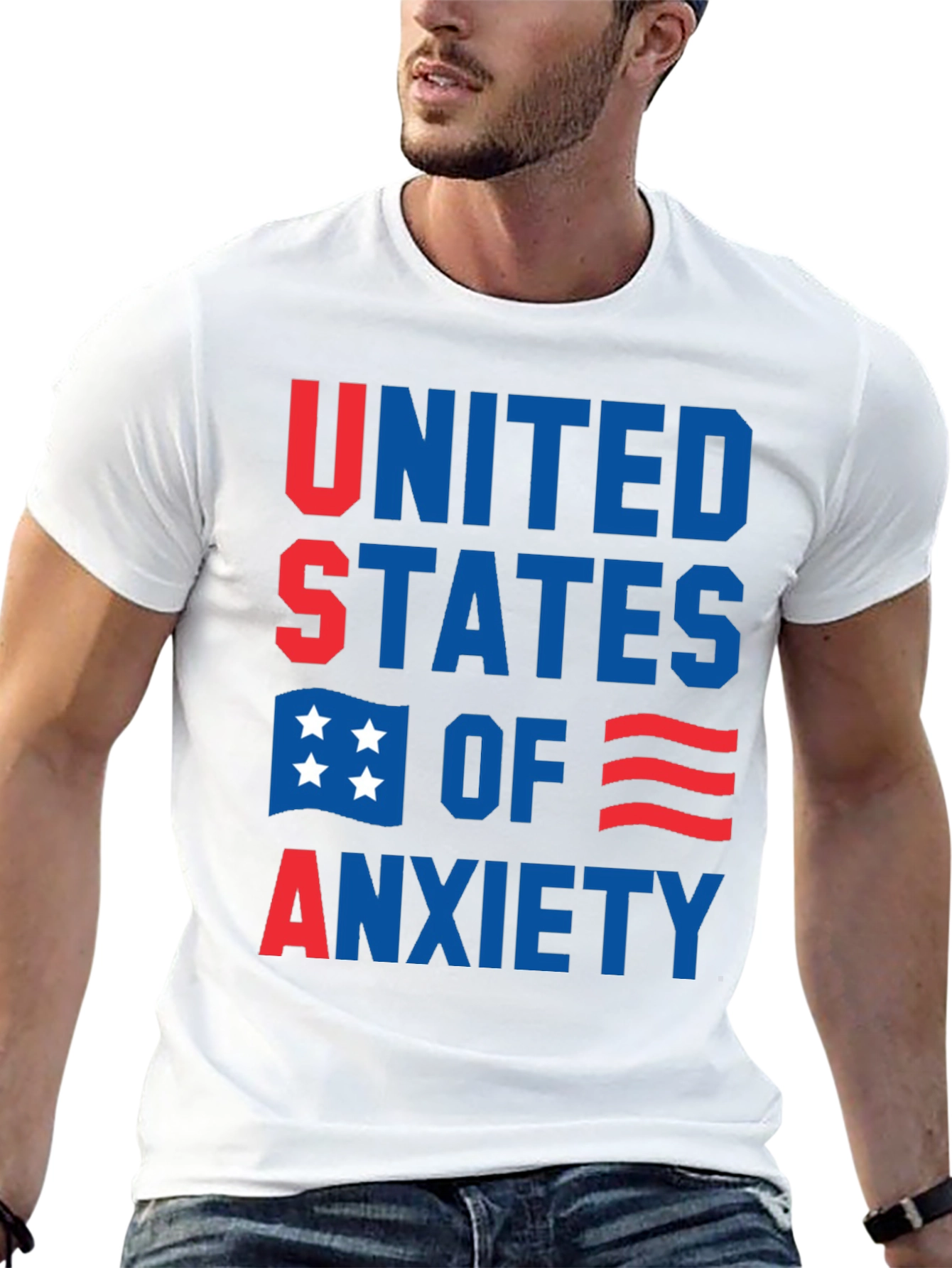 United States of Anxiety Graphic Tee