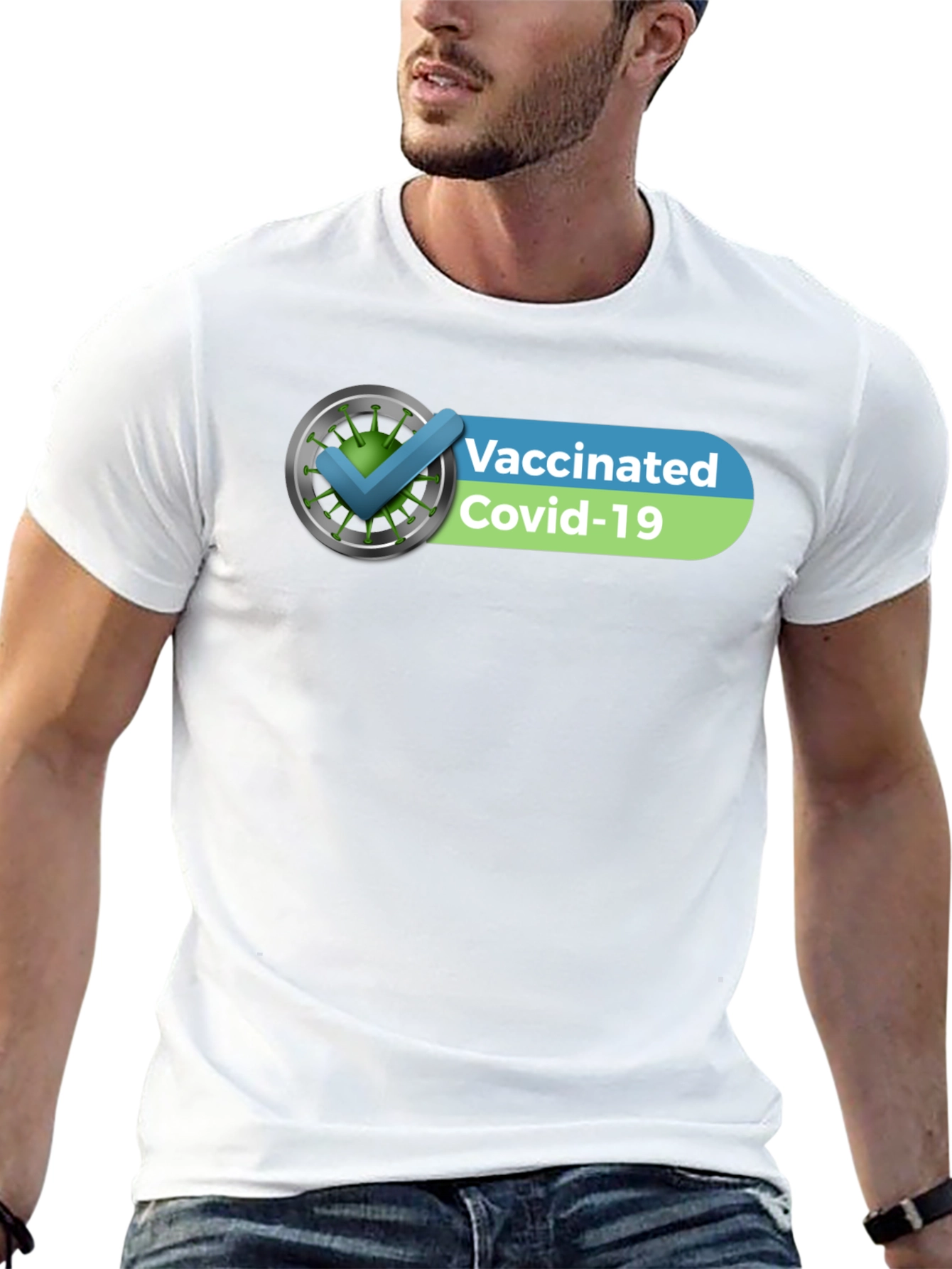 Vaccinated Covid-19 Checkmark T-Shirt