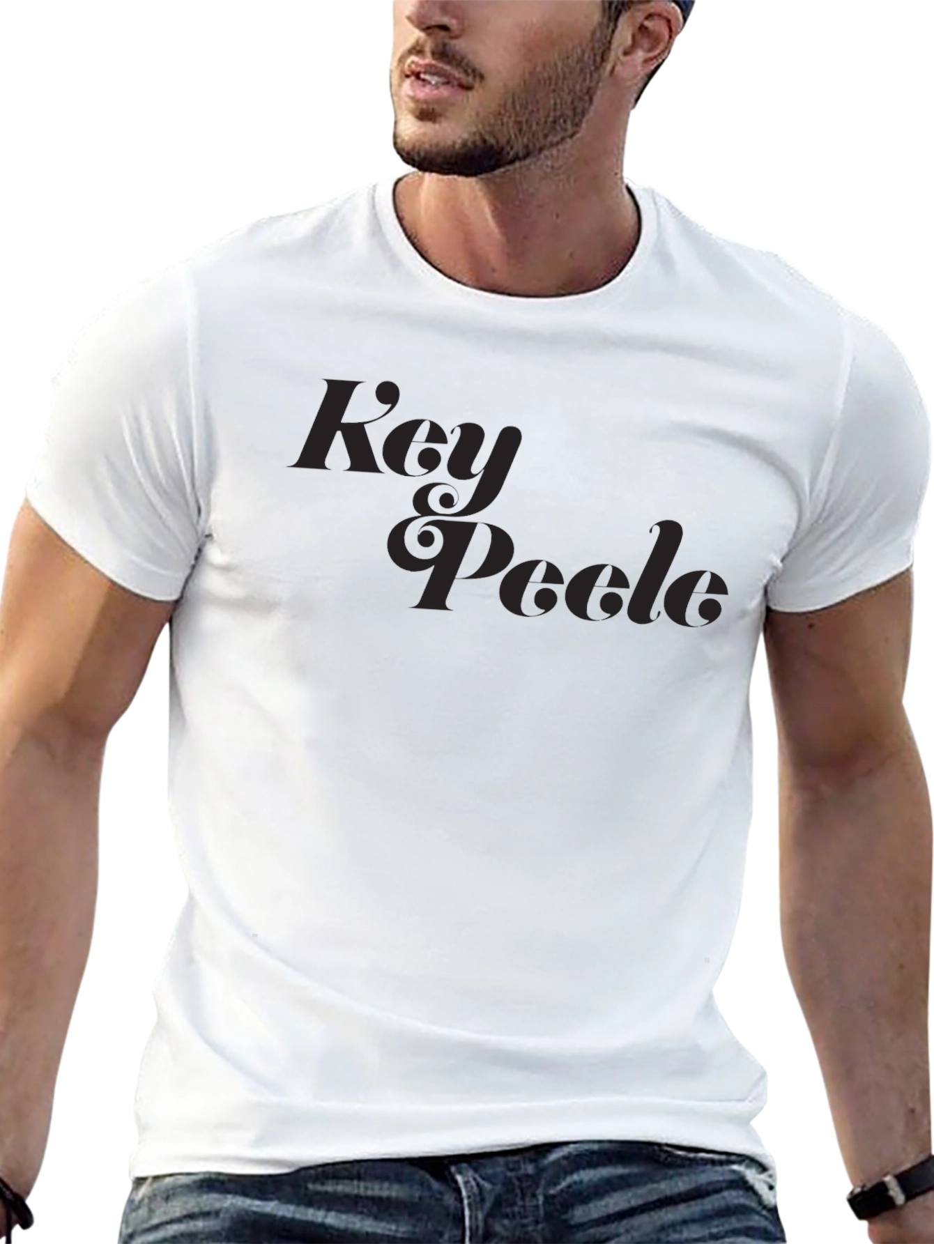 Key & Poole Black Graphic T-Shirt