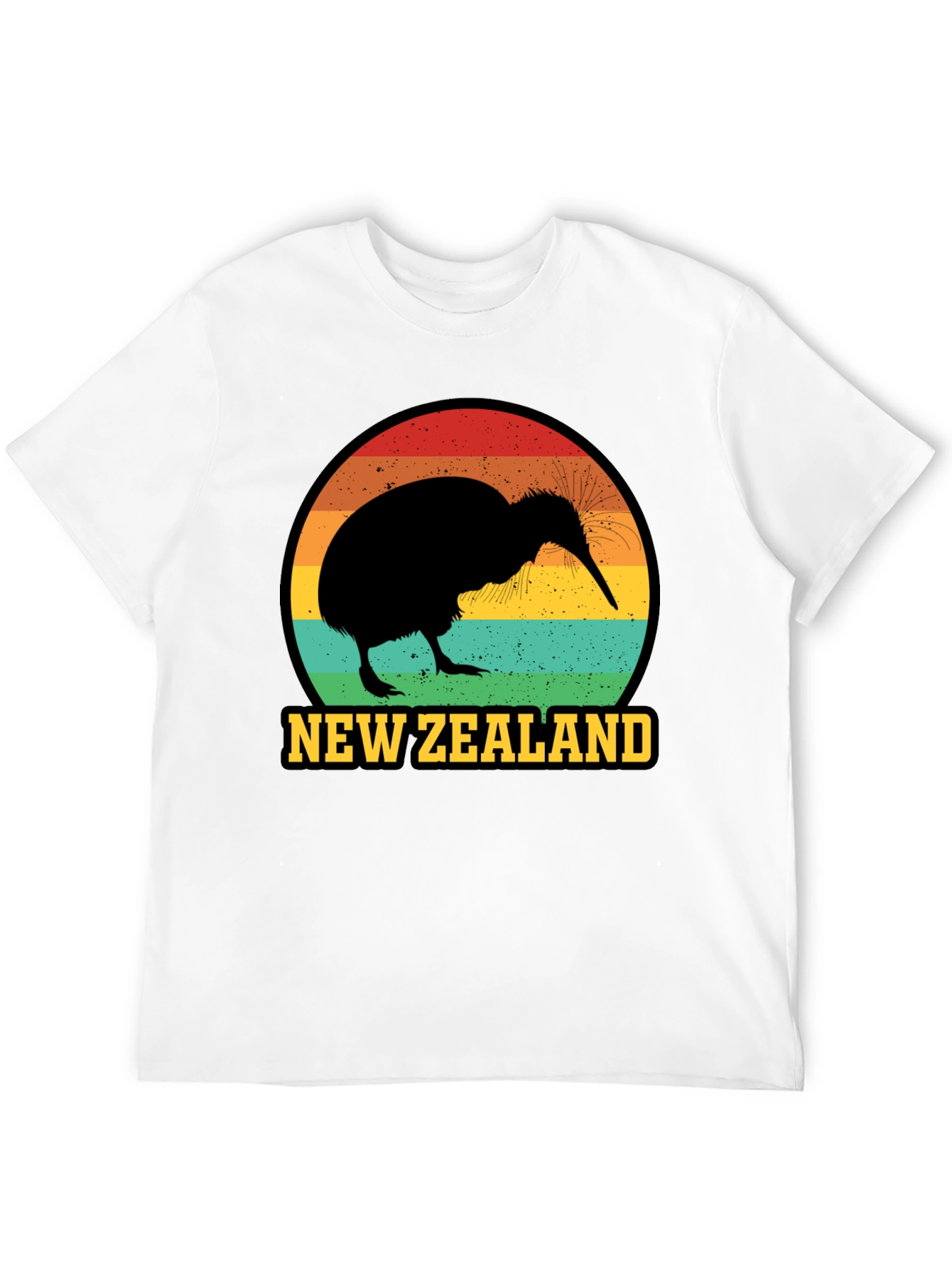 New Zealand Kiwi Bird Graphic T-Shirt