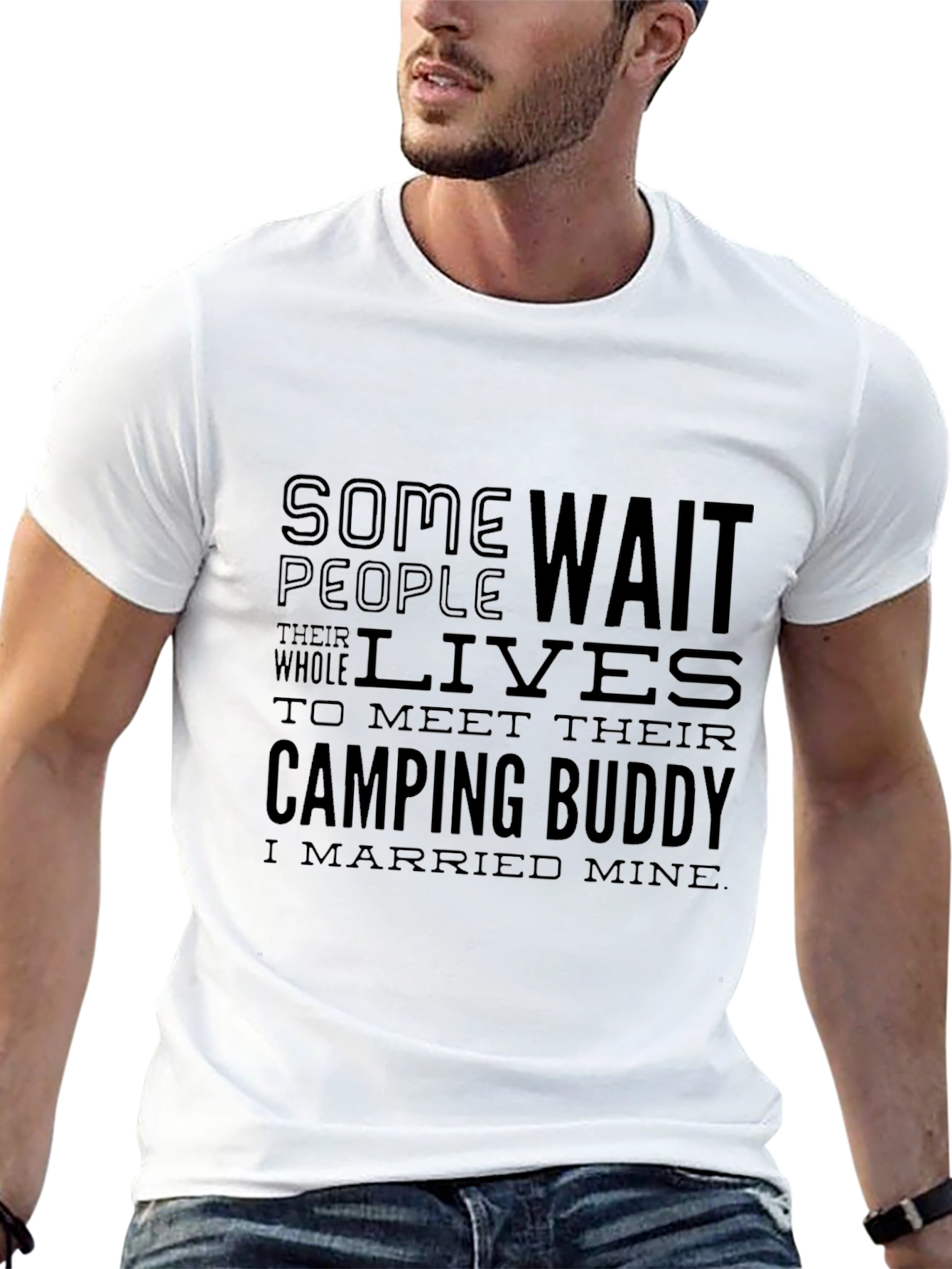 Camping Buddy T-Shirt - I Married Mine