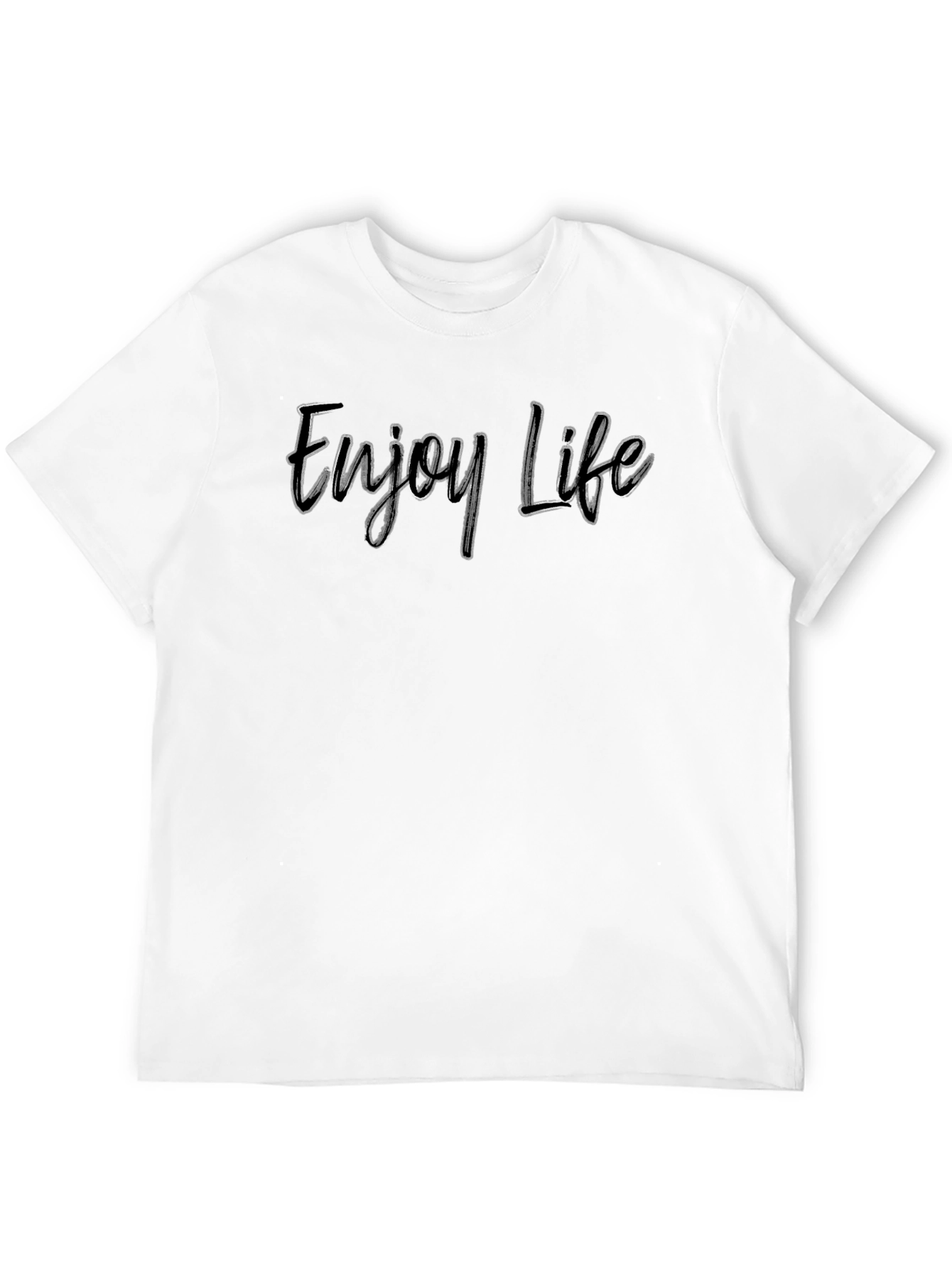 Enjoy Life Black Graphic Tee