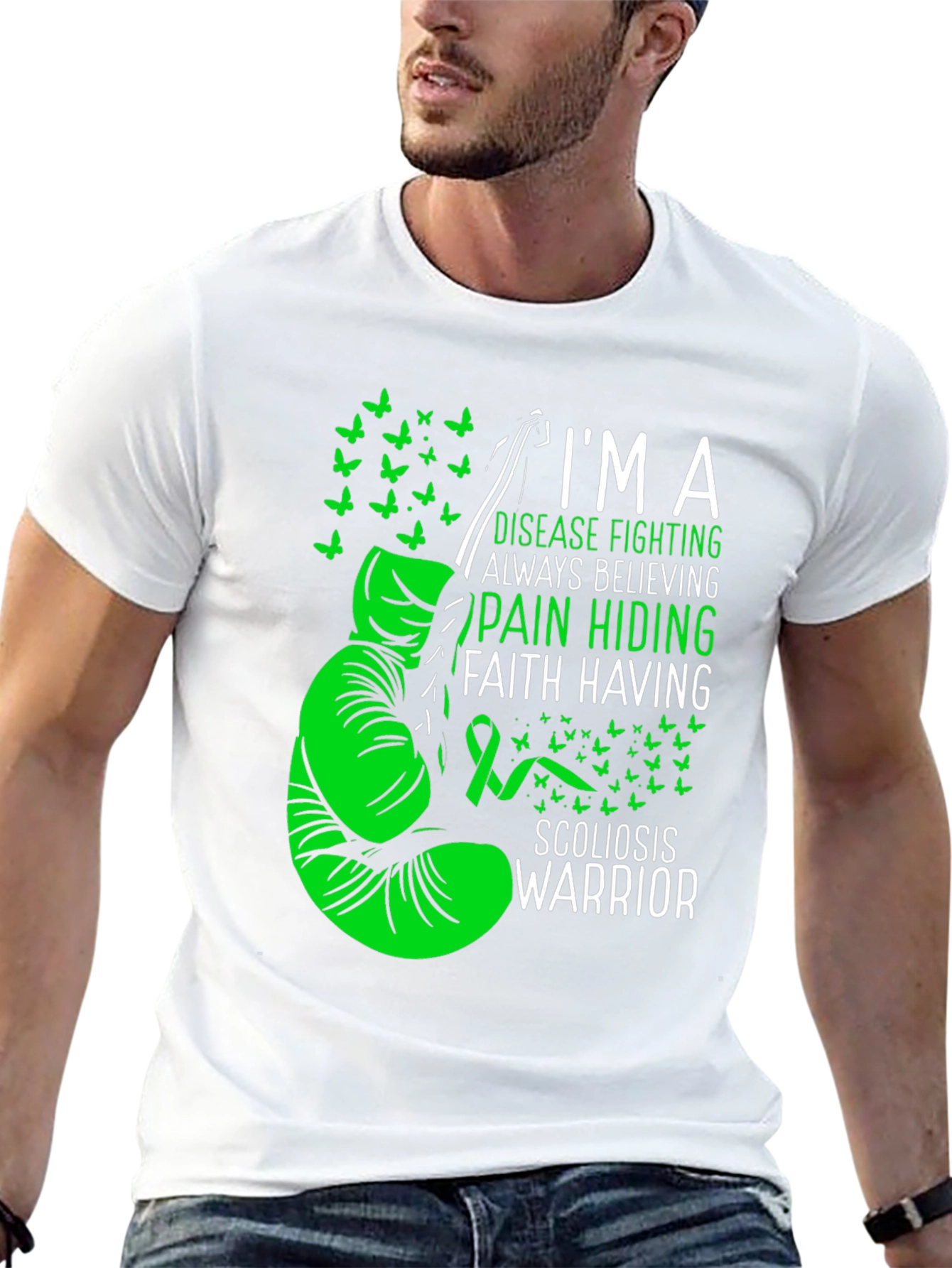 Scoliosis Warrior T-Shirt: Disease Fighting Awareness