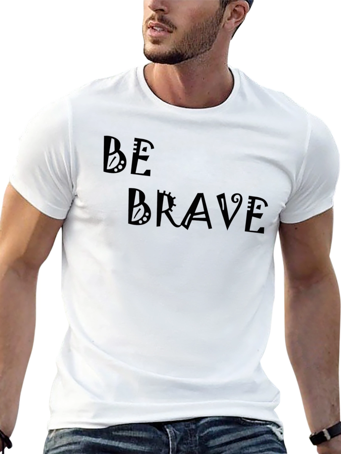Be Brave Graphic Tee - Stylish Comfort