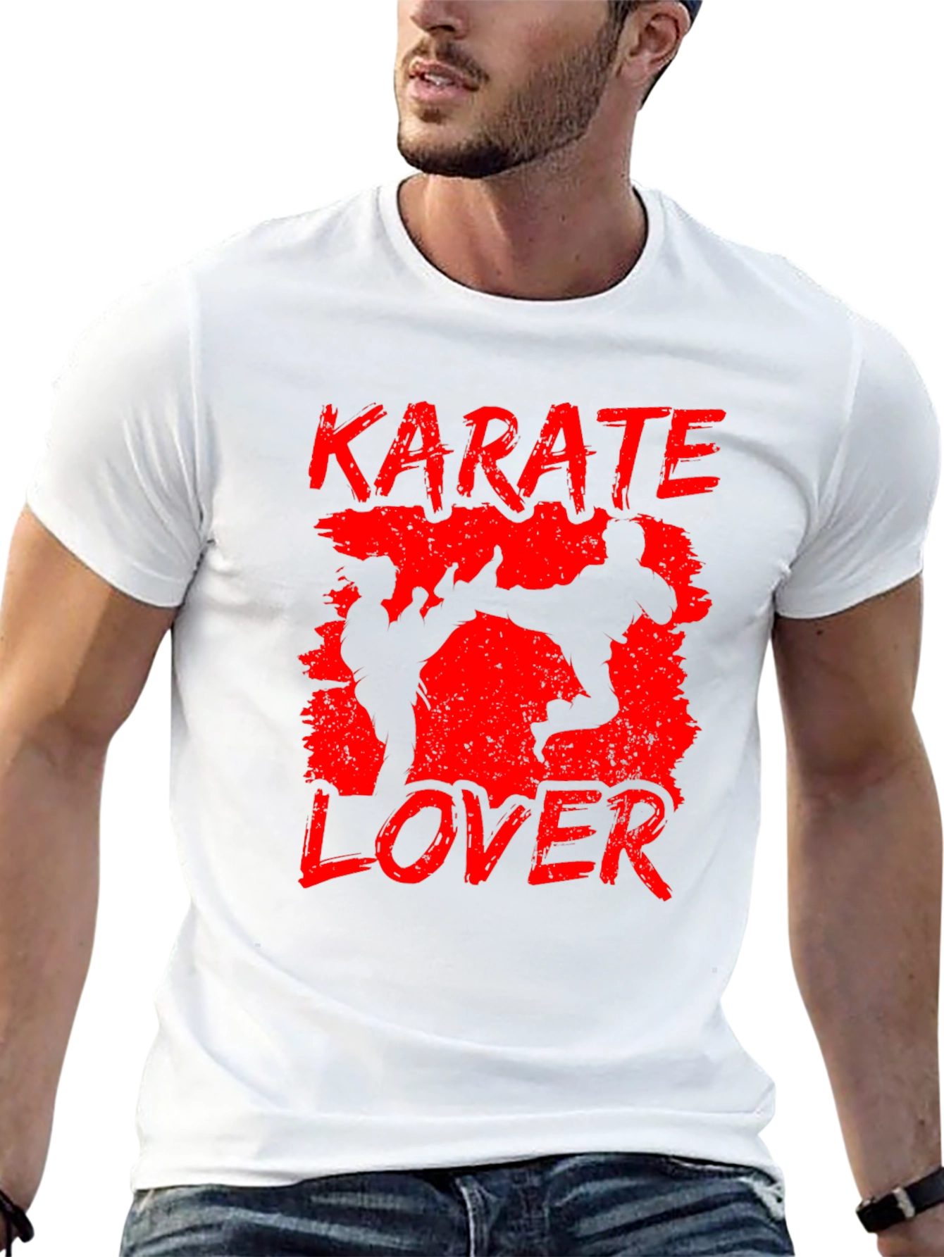 Karate Lover Black T-Shirt Martial Arts Design