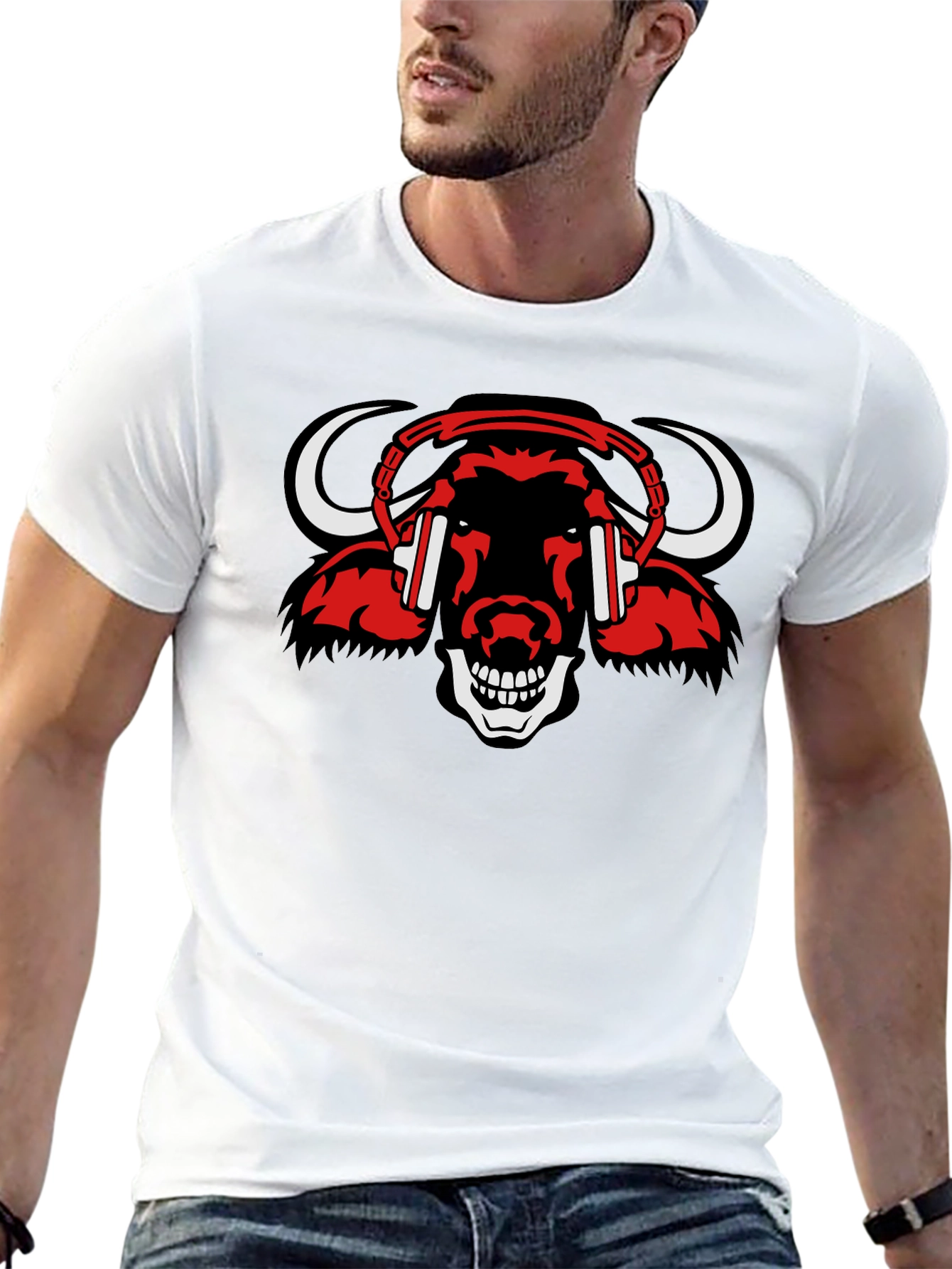 Bull Headphone T-Shirt