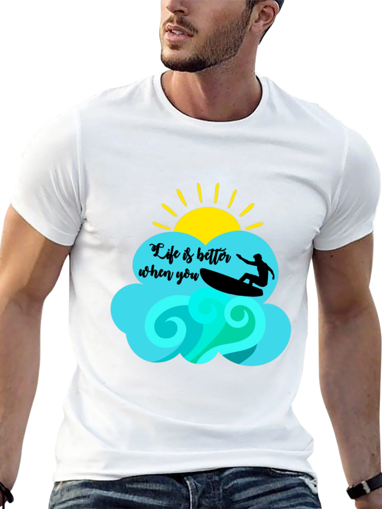 Life is Better Surfing Tee