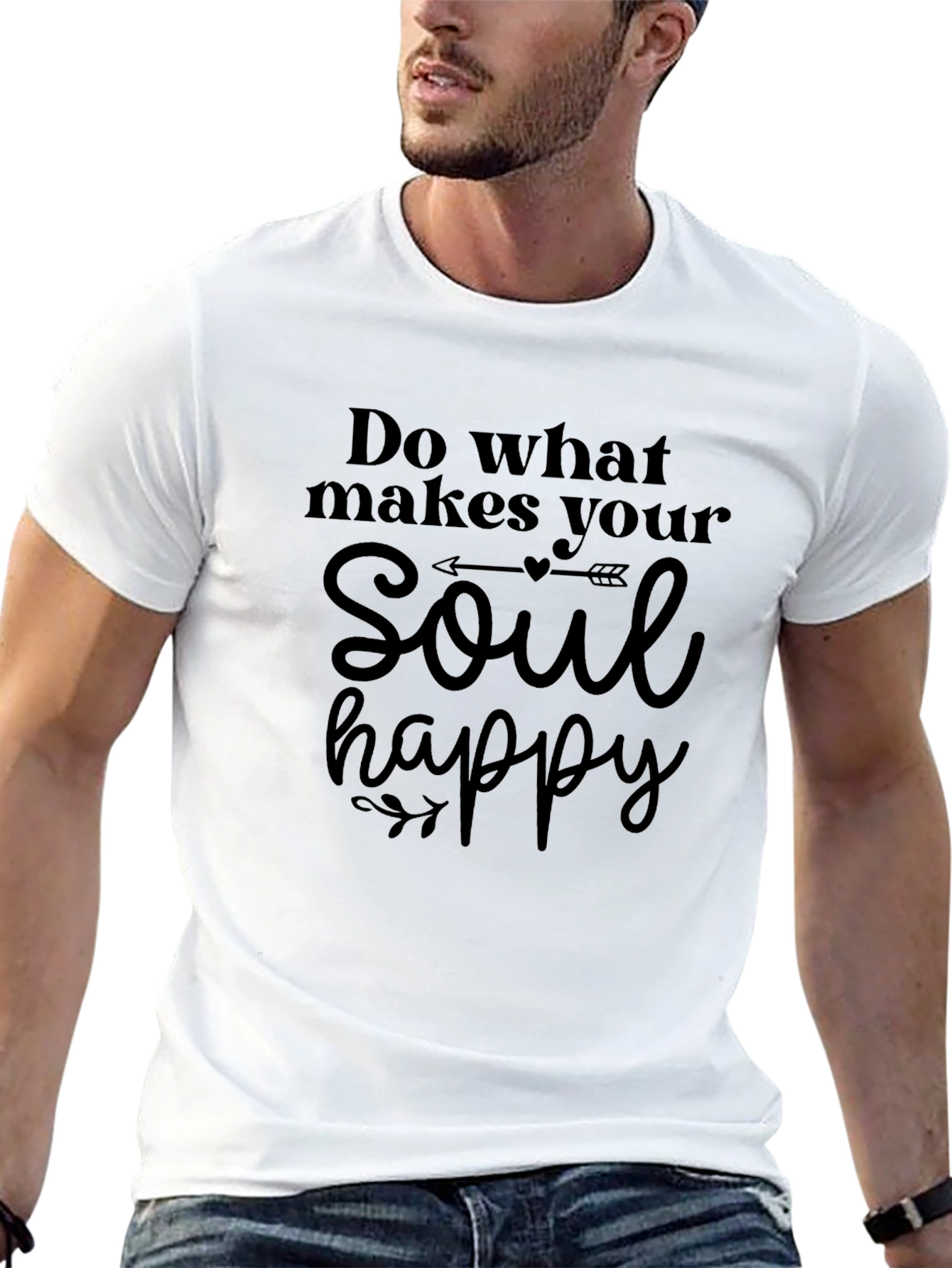 Soul Happy Graphic Tee - Inspirational Shirt