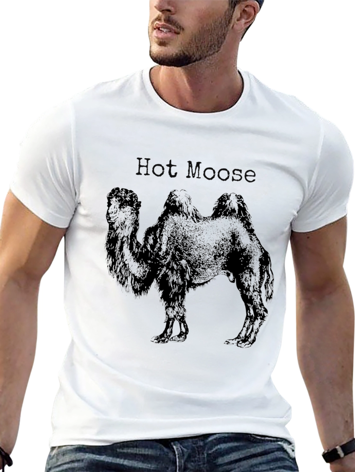 Hot Moose Camel Black T-Shirt