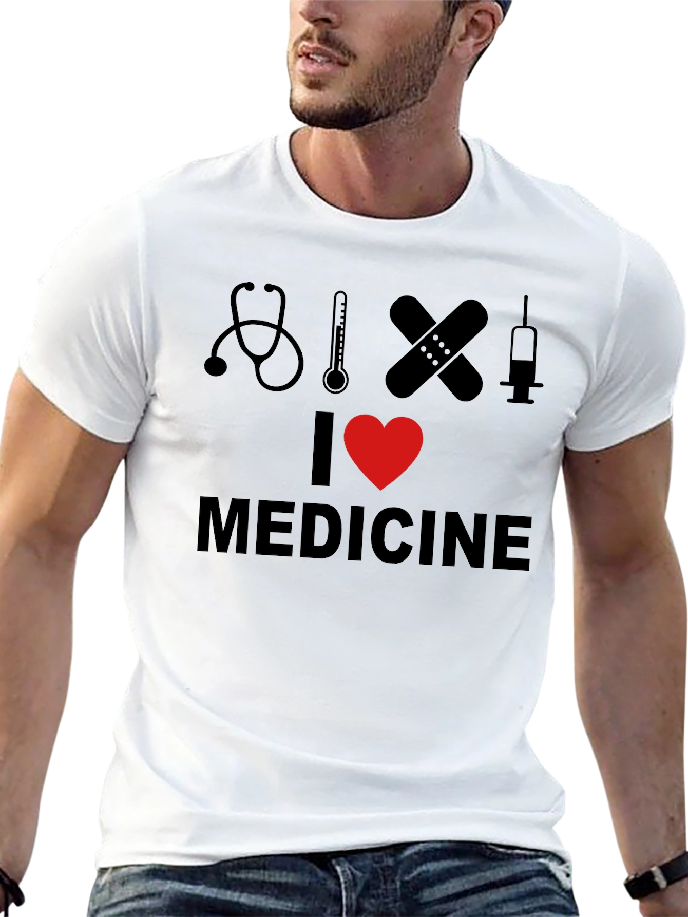 I Heart Medicine Black T-Shirt
