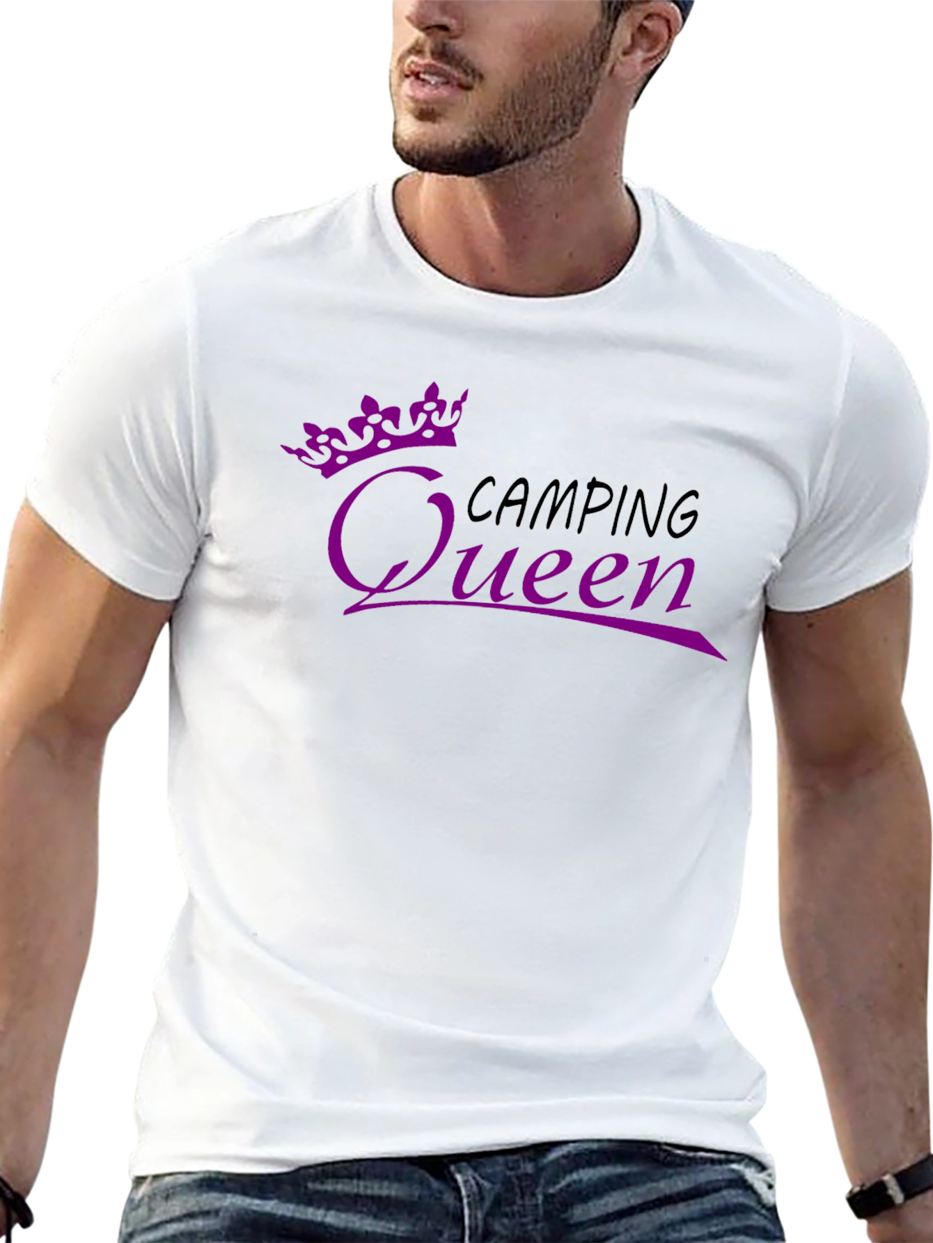 Camping Queen Graphic T-Shirt