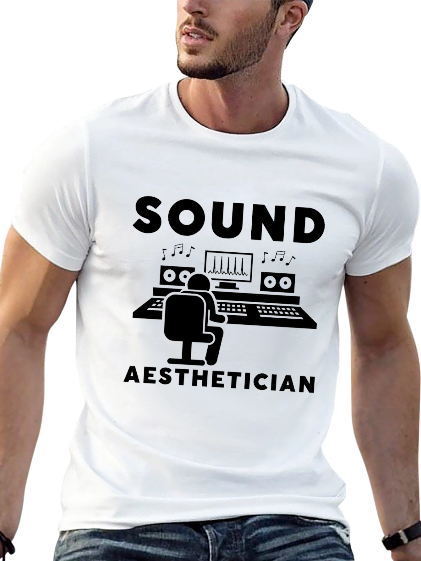 Sound Aesthetician Black T-Shirt