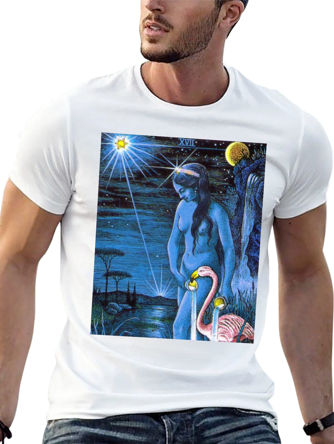 The Star Tarot Card Graphic T-Shirt