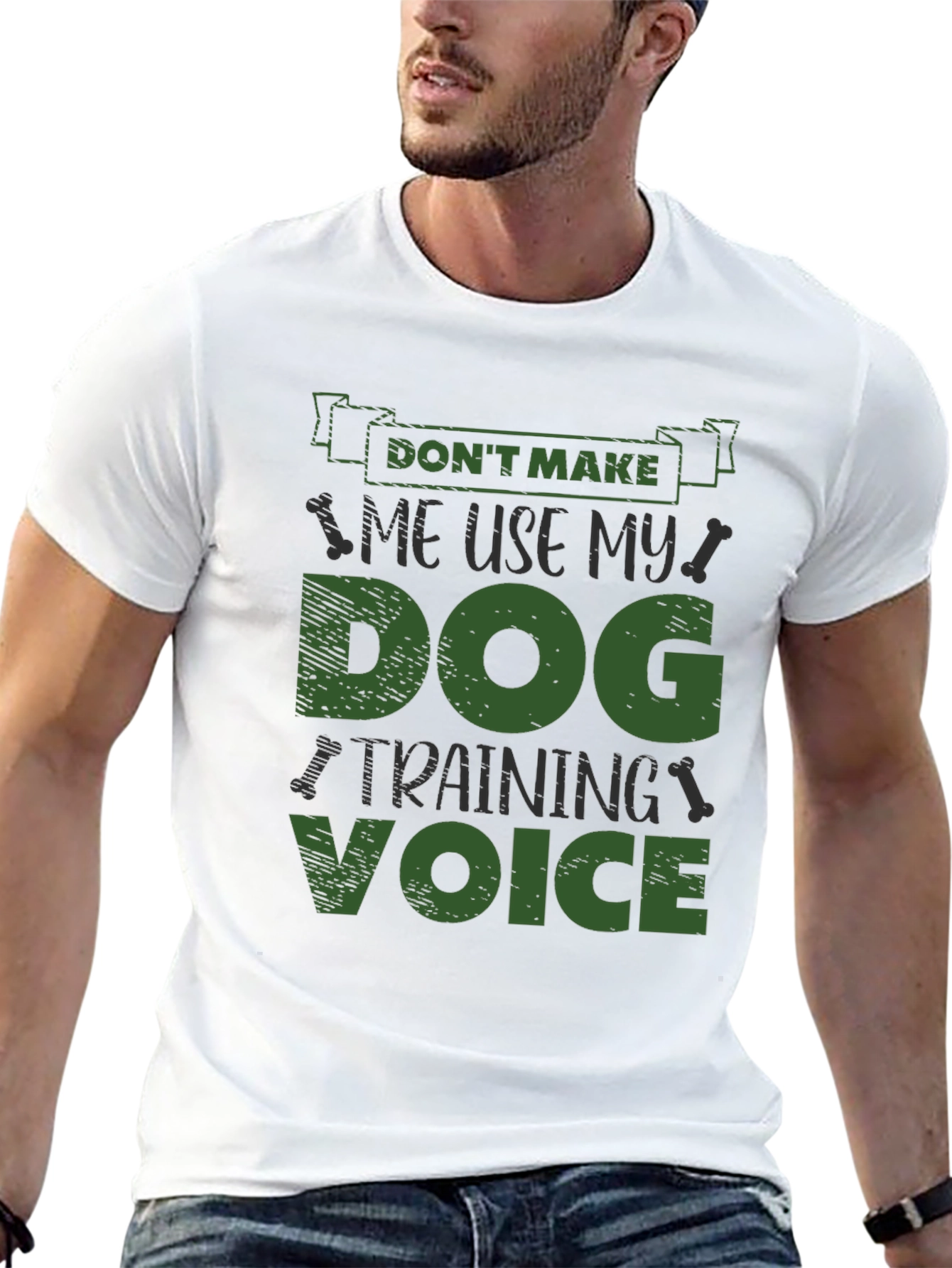 Dog Training Voice T-Shirt - Funny Dog Lover Tee