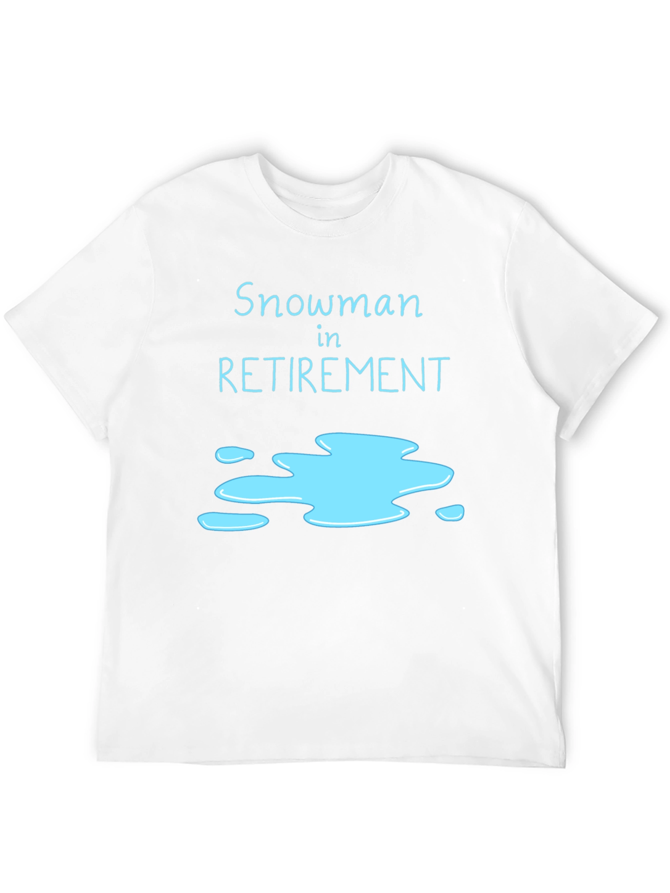 Snowman in Retirement Graphic T-Shirt
