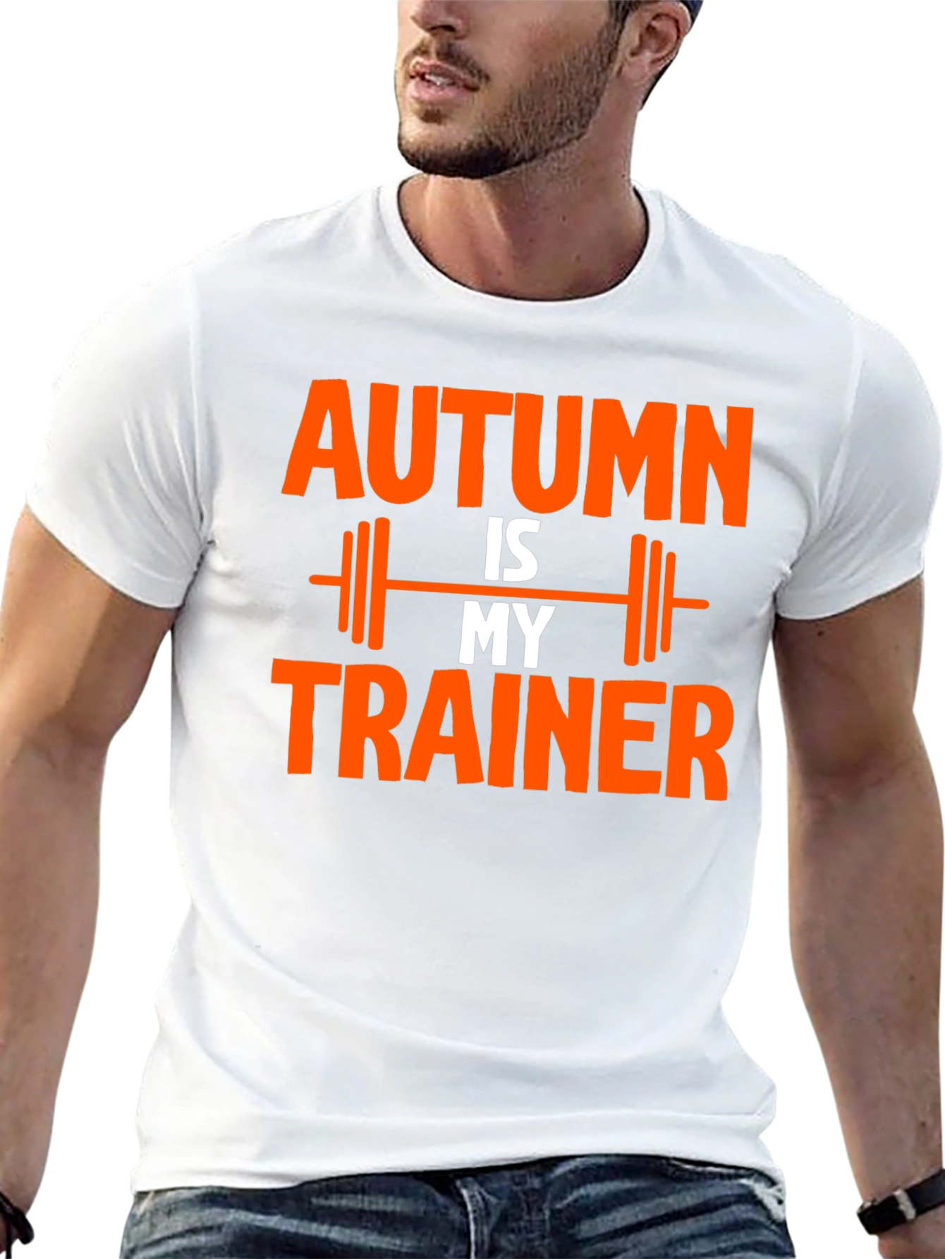 Autumn is My Trainer Black T-Shirt