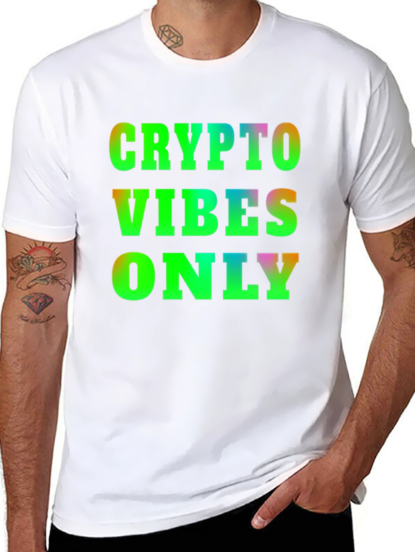 Crypto Vibes Only T-Shirt - Black