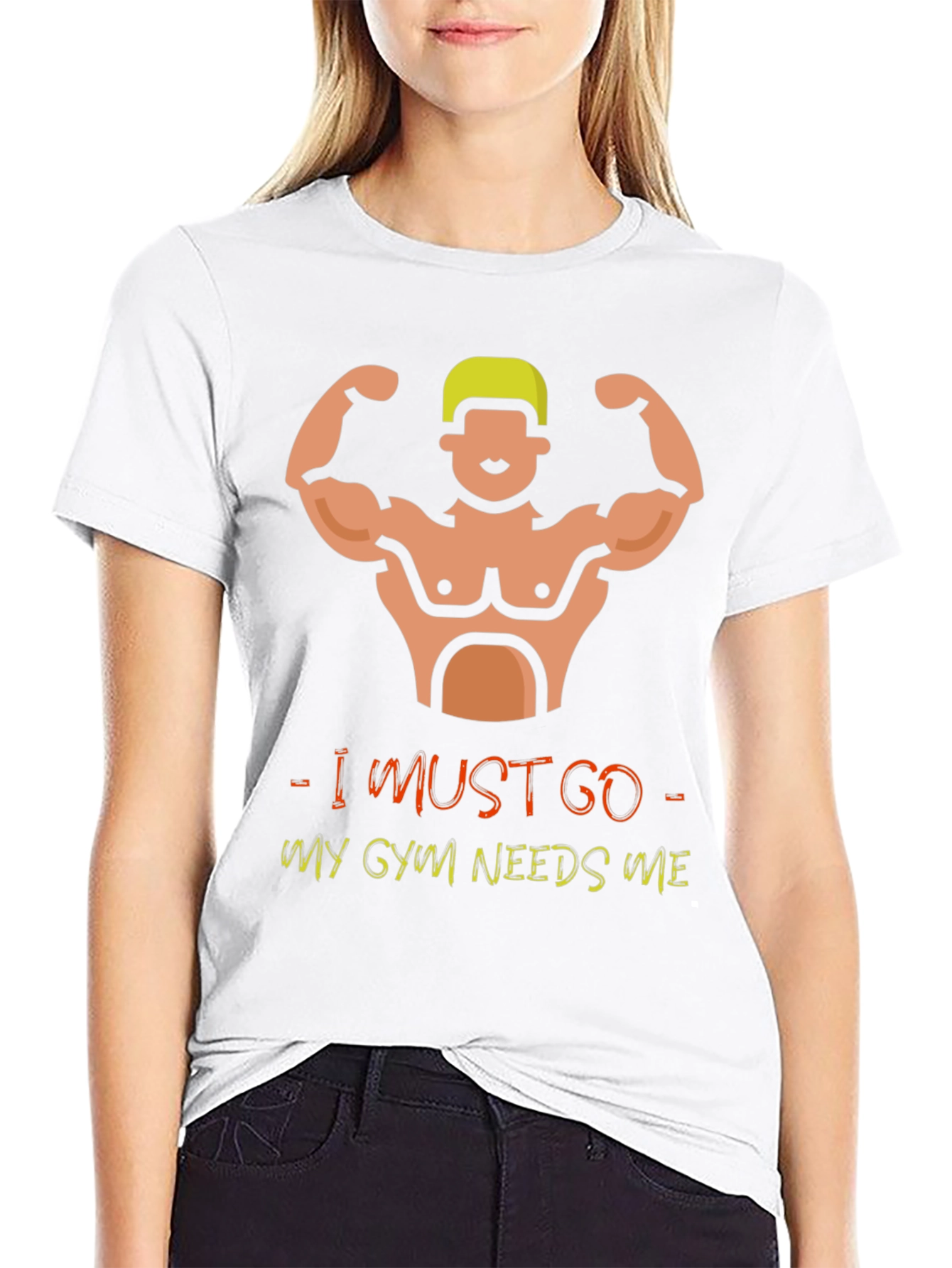 Gym Needs Me Black T-Shirt