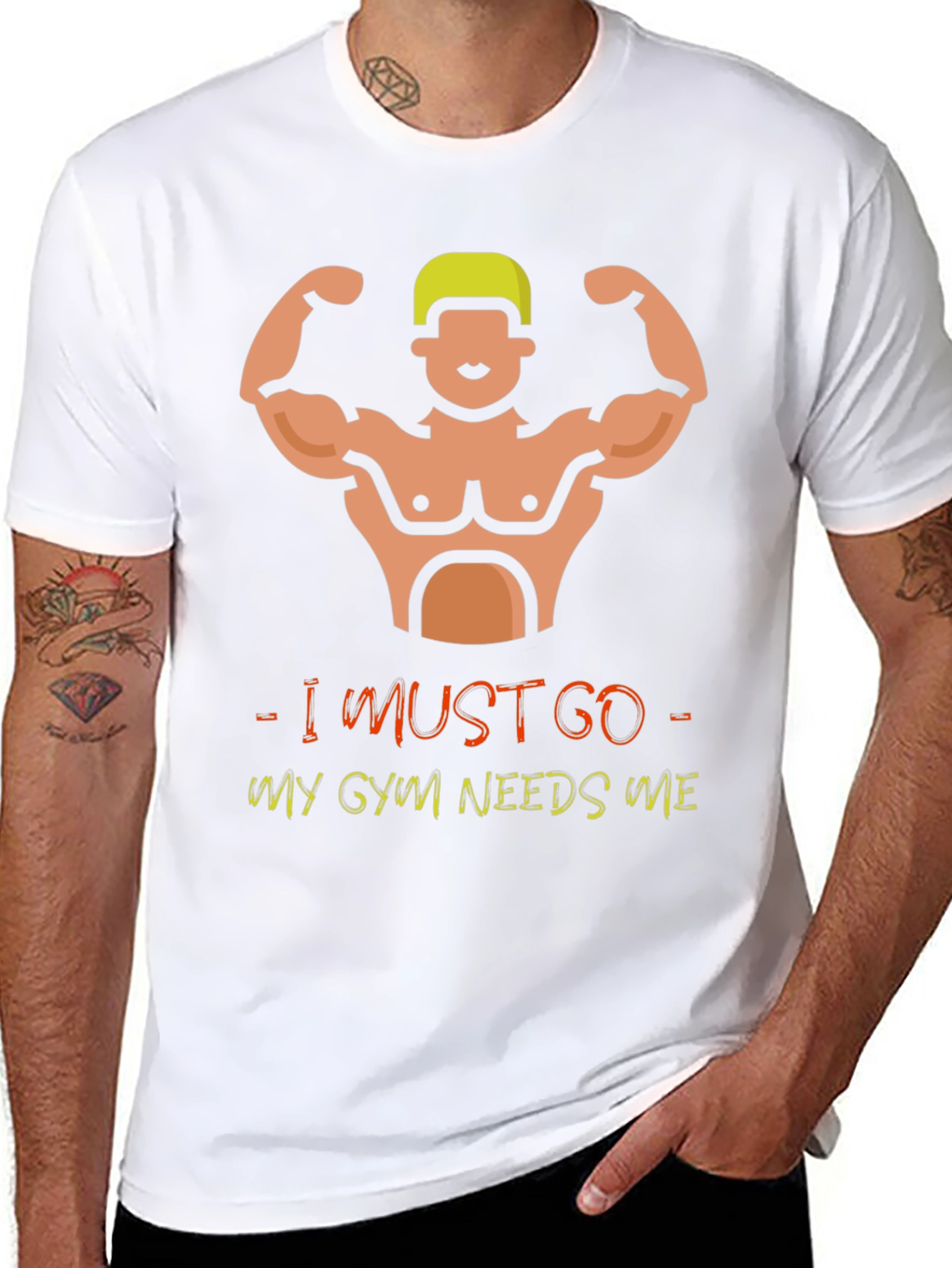 Gym Needs Me Black T-Shirt