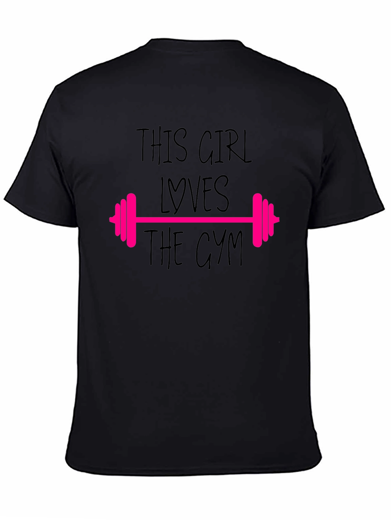 Gym Lovers T-Shirt - This Girl Loves The Gym