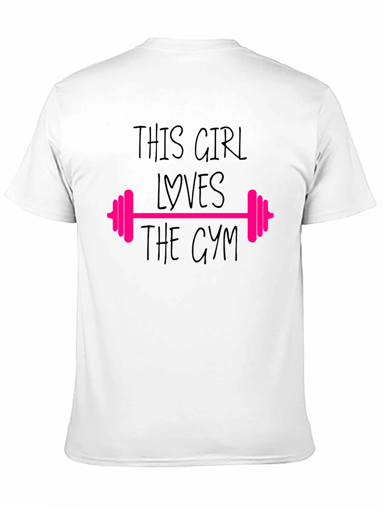 Gym Lovers T-Shirt - This Girl Loves The Gym