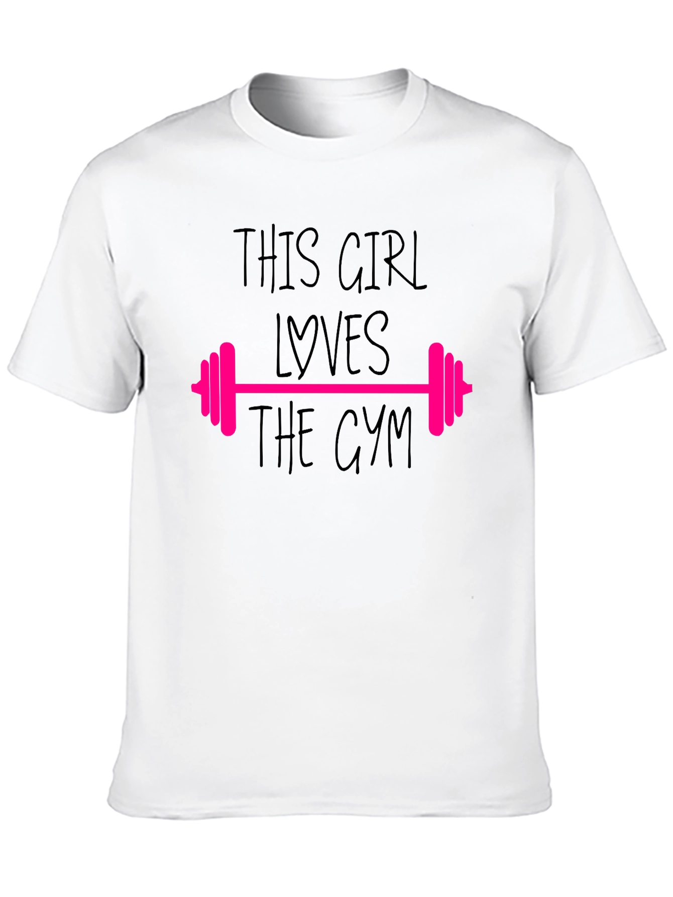 Gym Lovers T-Shirt - This Girl Loves The Gym