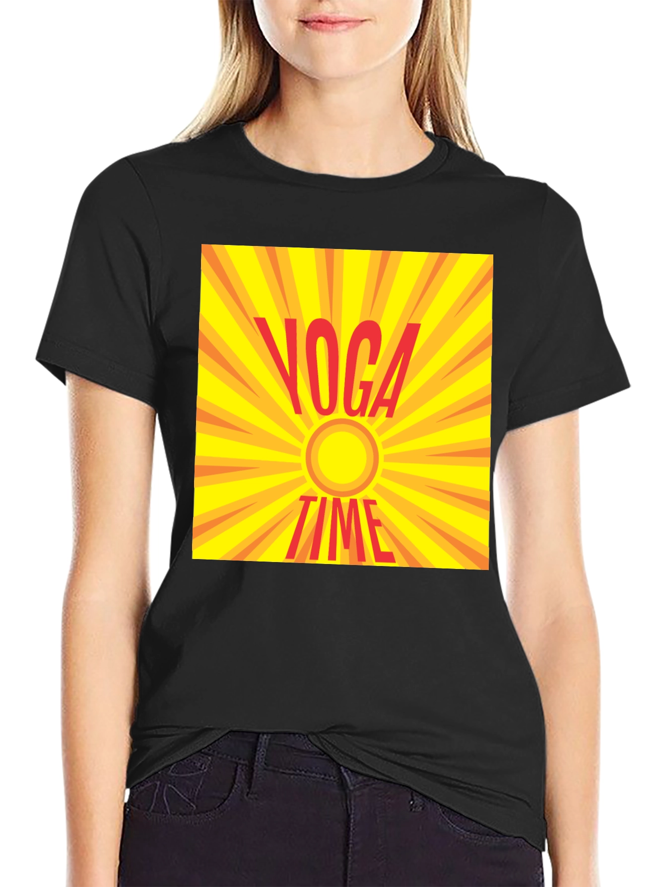 Yoga Time Graphic T-Shirt
