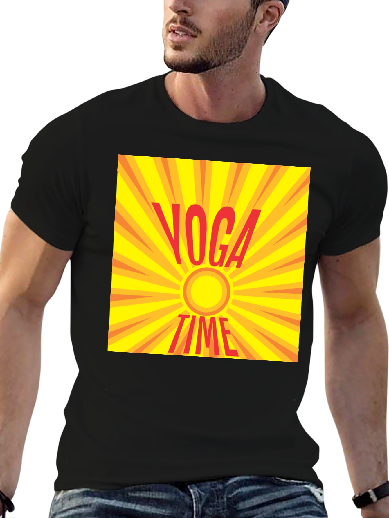 Yoga Time Graphic T-Shirt