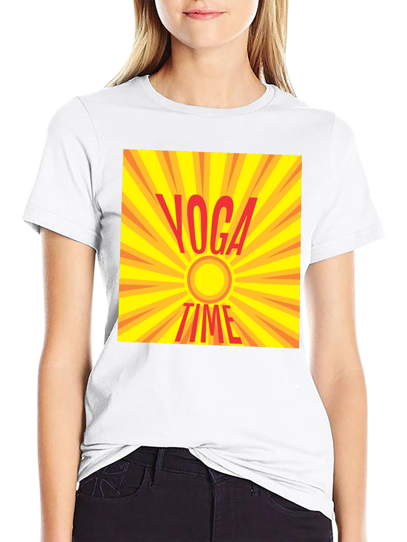 Yoga Time Graphic T-Shirt