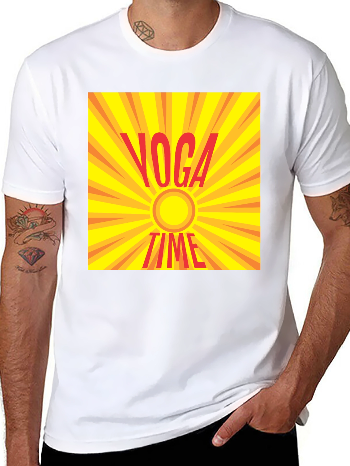 Yoga Time Graphic T-Shirt