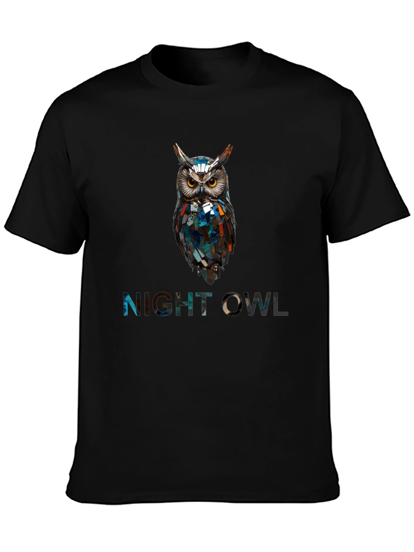 Night Owl Graphic Print T-Shirt