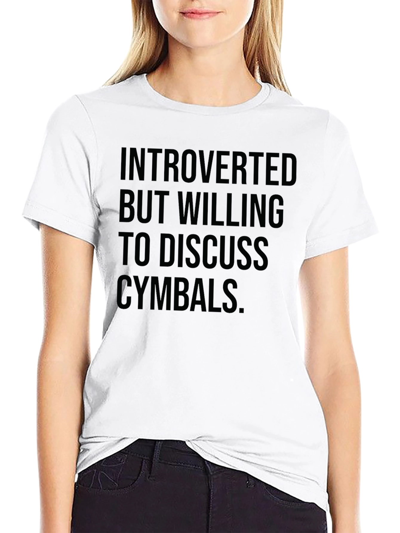 Introverted Cymbal Lover Tee